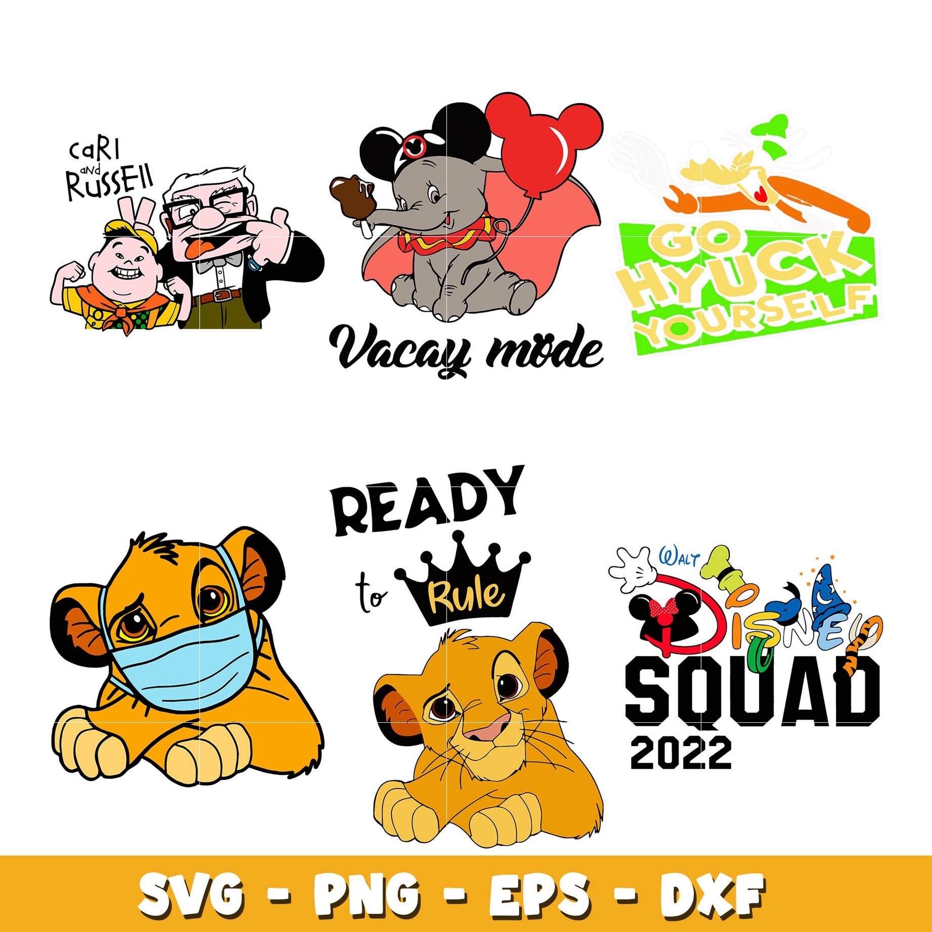 Kiara Lion King and friends  bundle svg, Disney cartoon svg, Digital download 