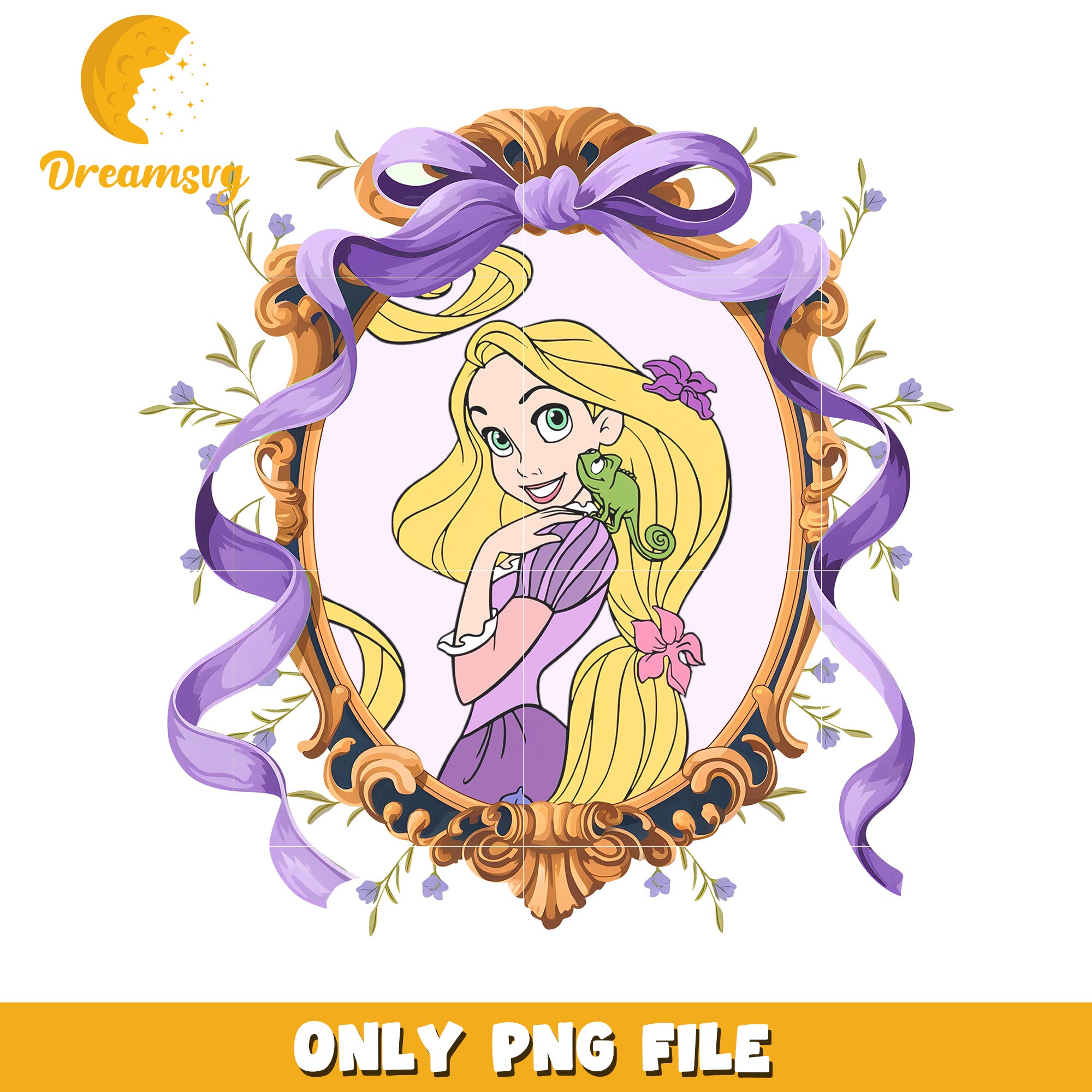 Disney tangled princess mirror coquette bow png, disney princess png ...