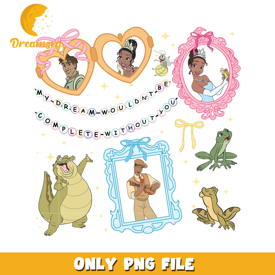 Disney tiana characters design png, tiana pincess png, disney movie png