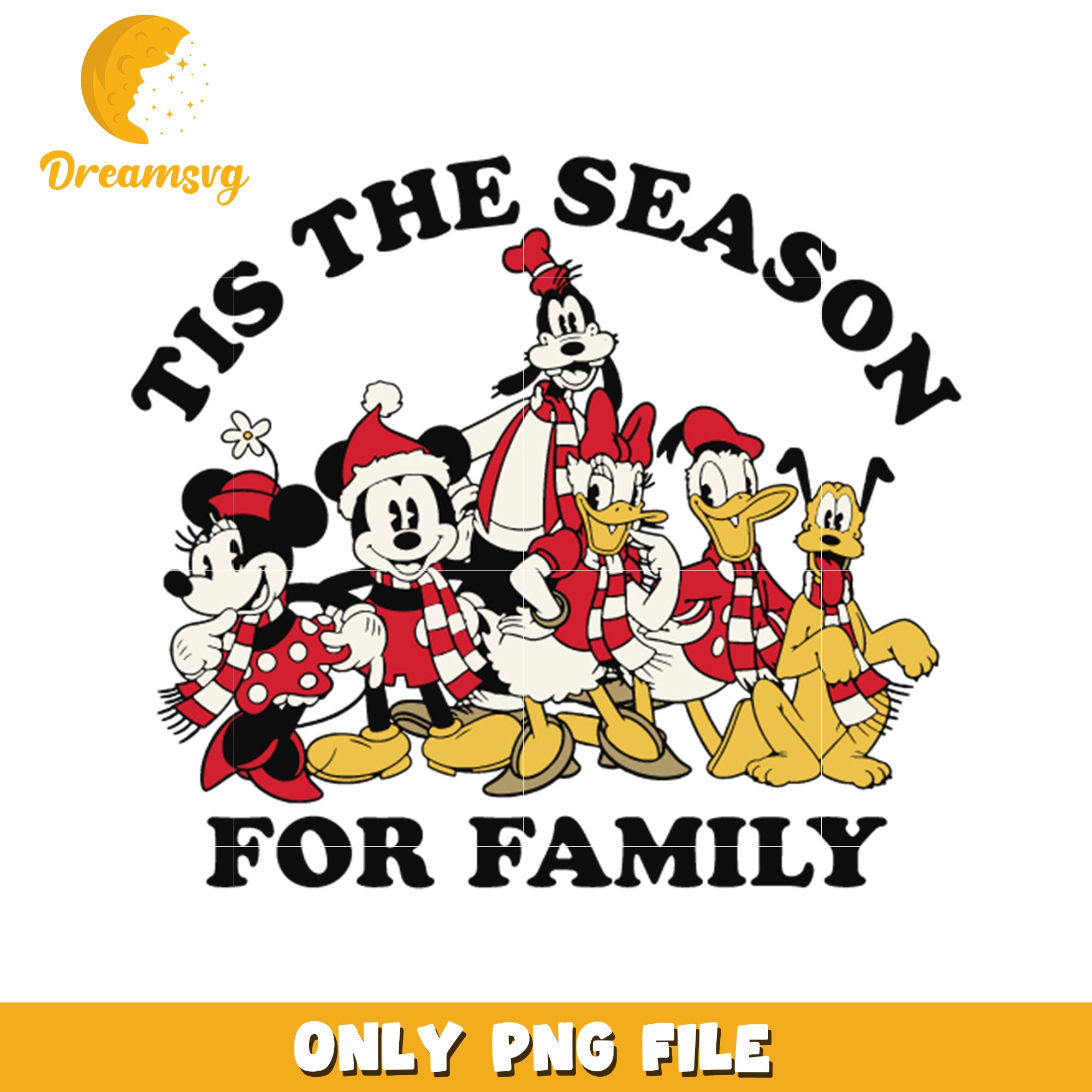 Disney tis the seaon png, christmas cartoon png, cartoon png