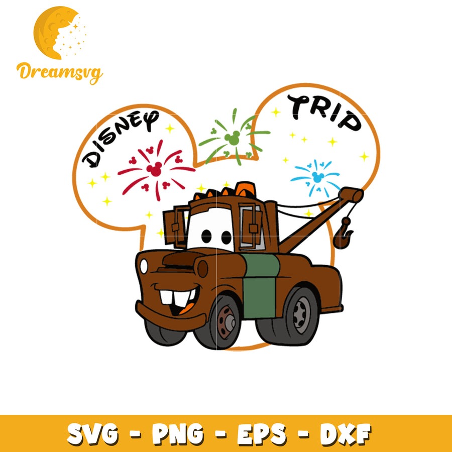 Disney trip mater svg, disney cartoons svg, cars movie svg