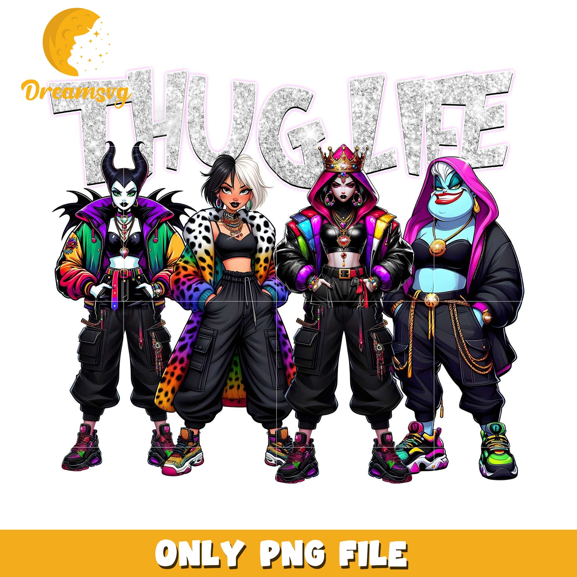 Disney villains thug life png, halloween games​​ png, halloween cookies​ png