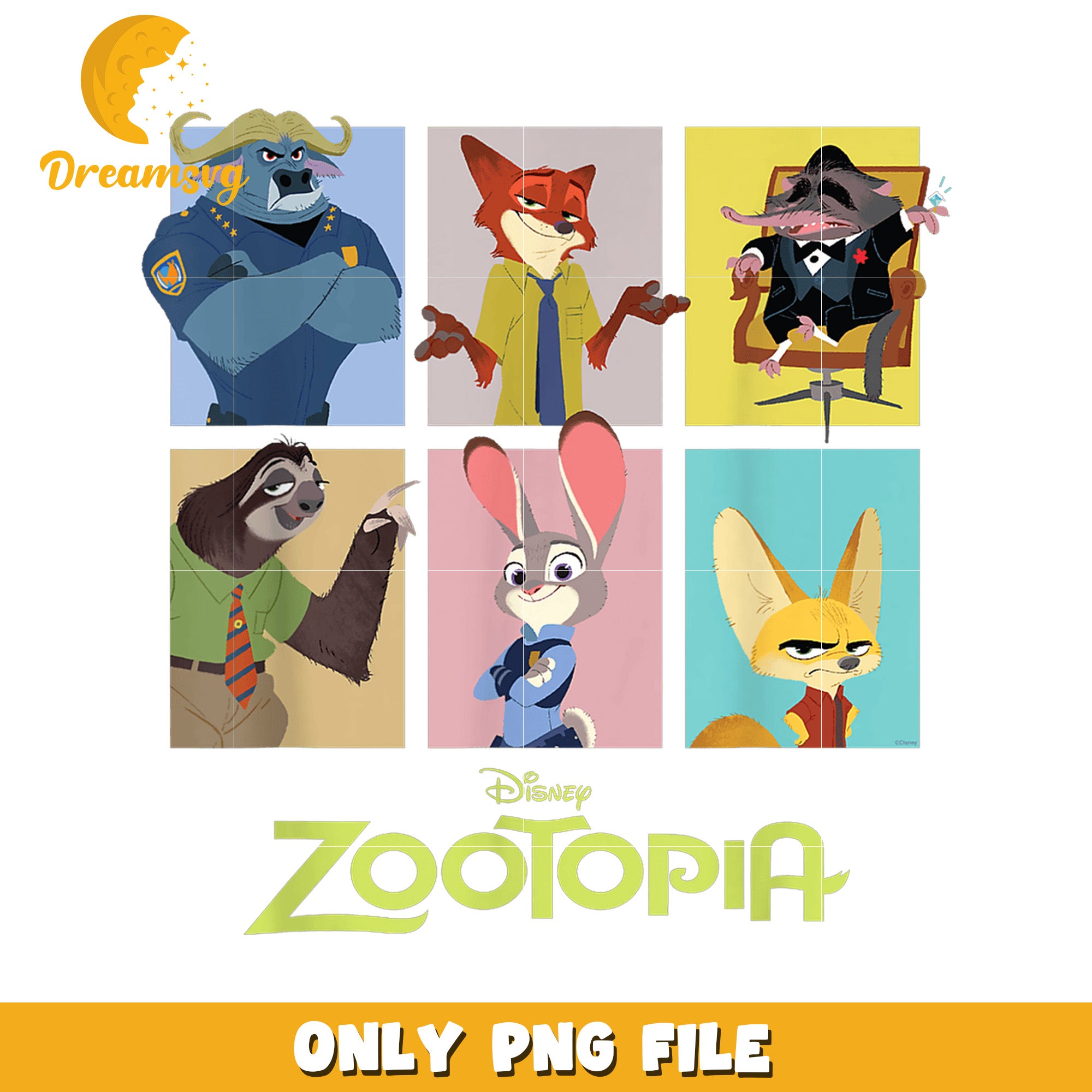 Disney zootopia png, zootopia 2  characters png, disney cartoon png