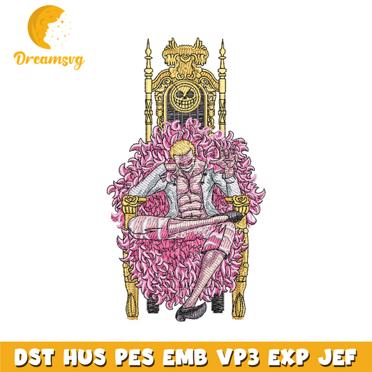 Doffy king embroidery design