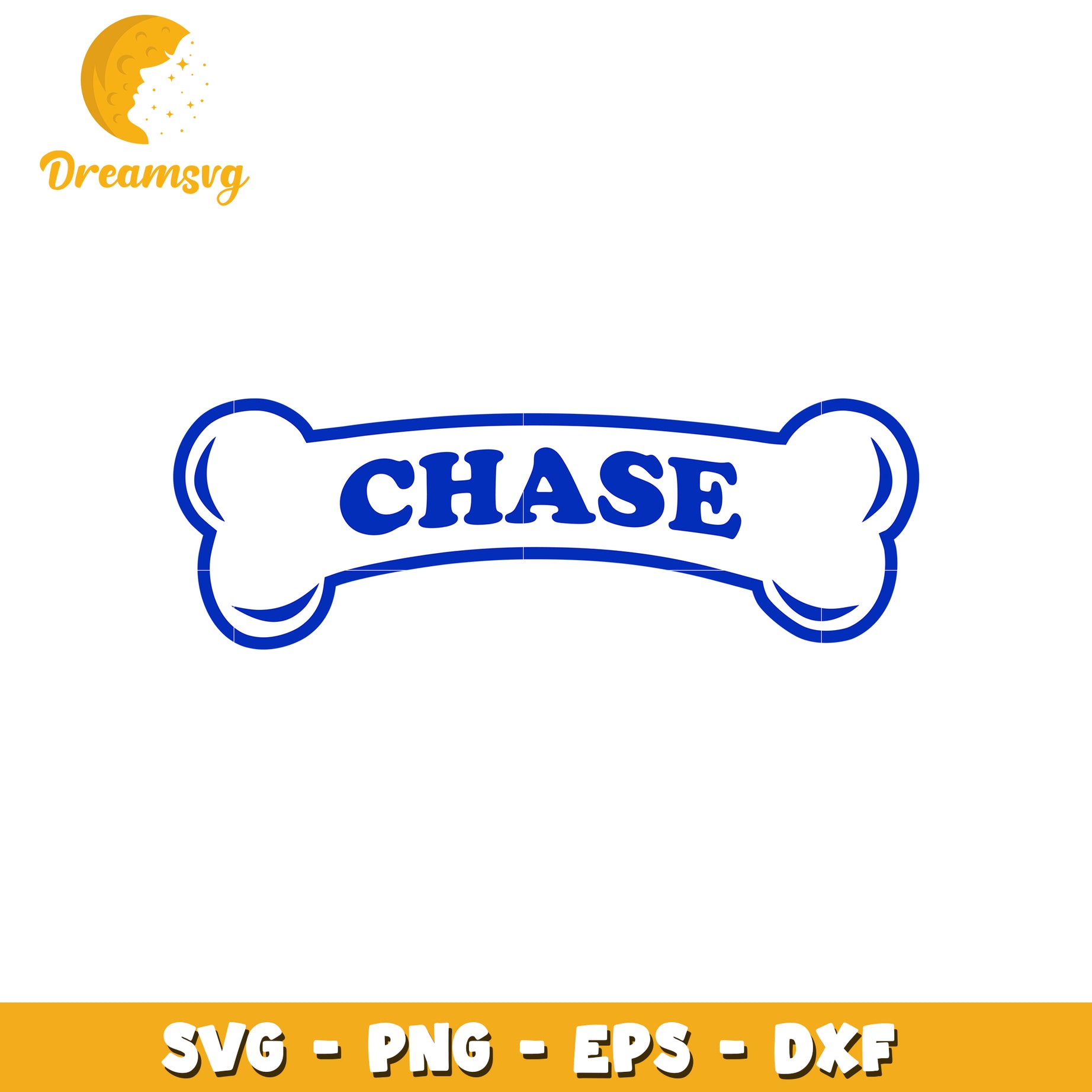 Dog Bone Name SVG Cut File