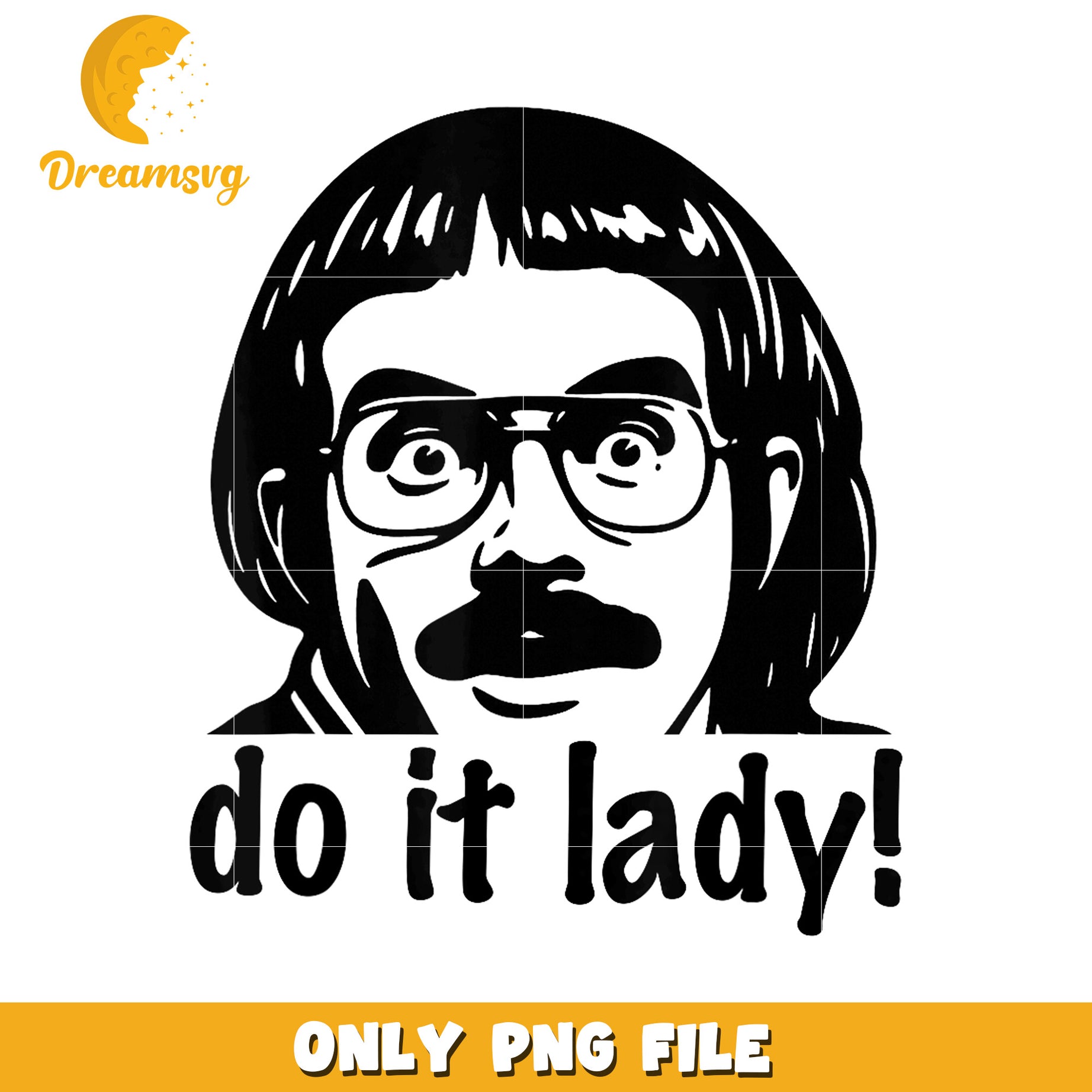 Do it lady! png, png, chit meme png, viral phrase png