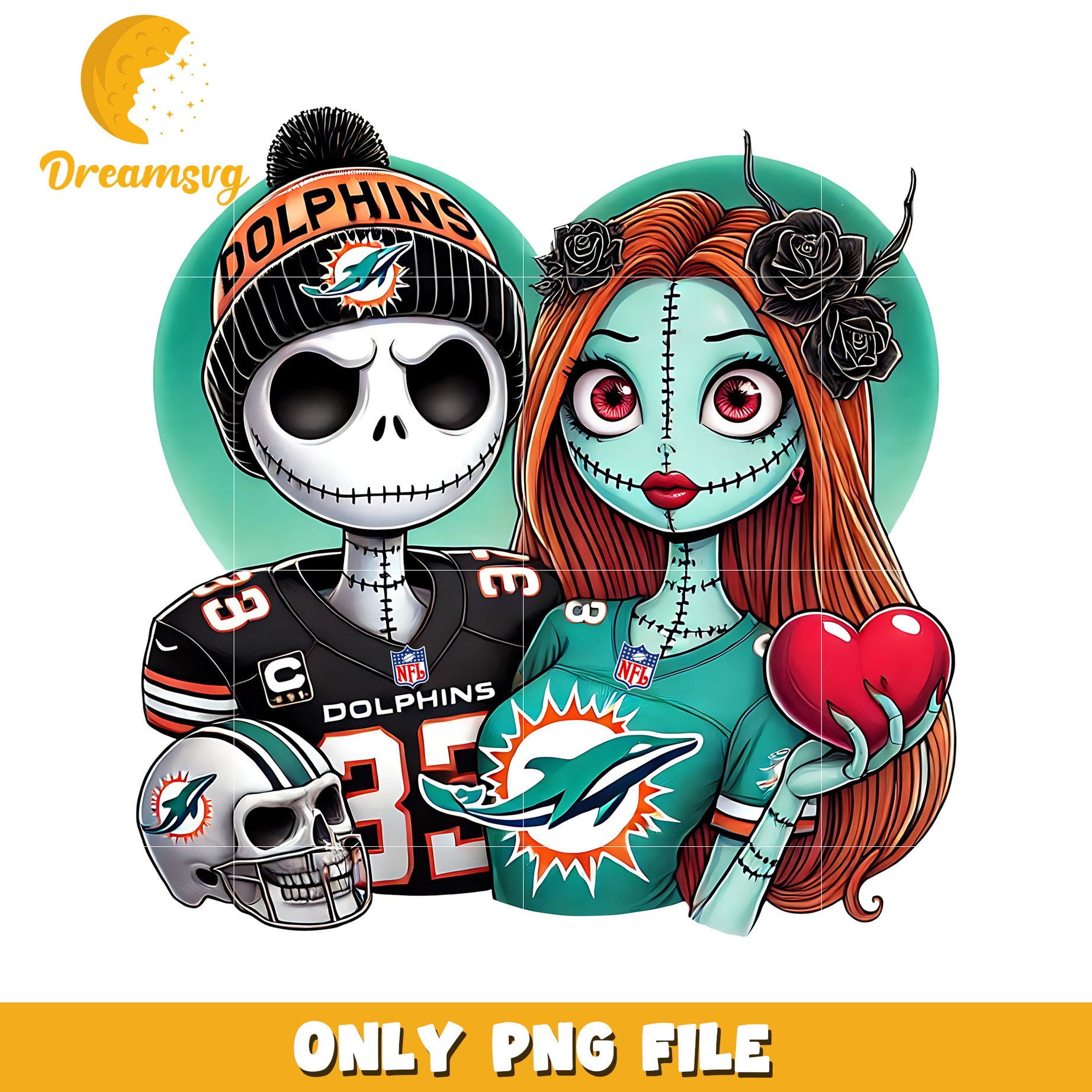 Dolphins jack and sally png, nfl power rankings​l png, american sports png