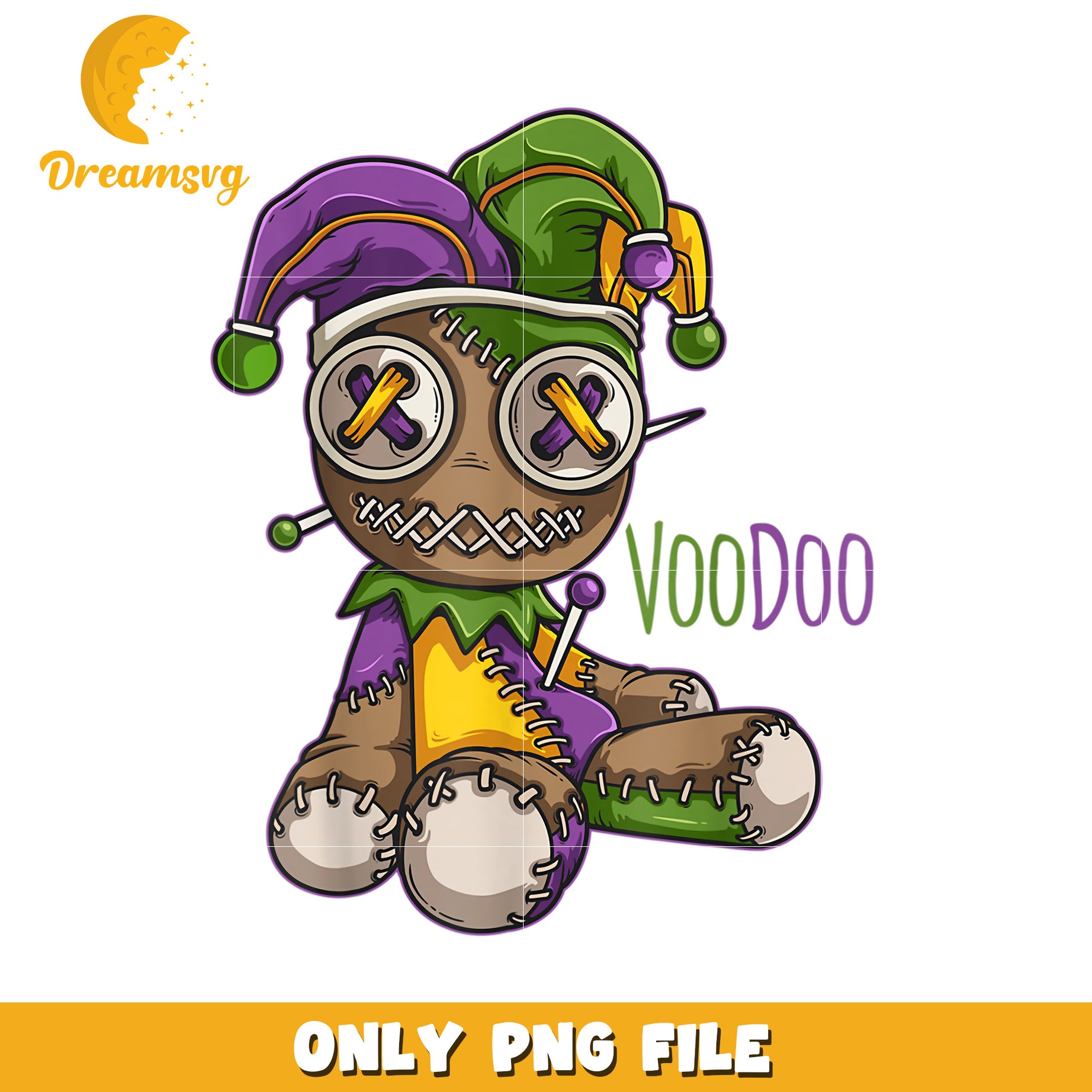 Don't make me go all voodoo doll png, mardi gras png, voodoo doll png