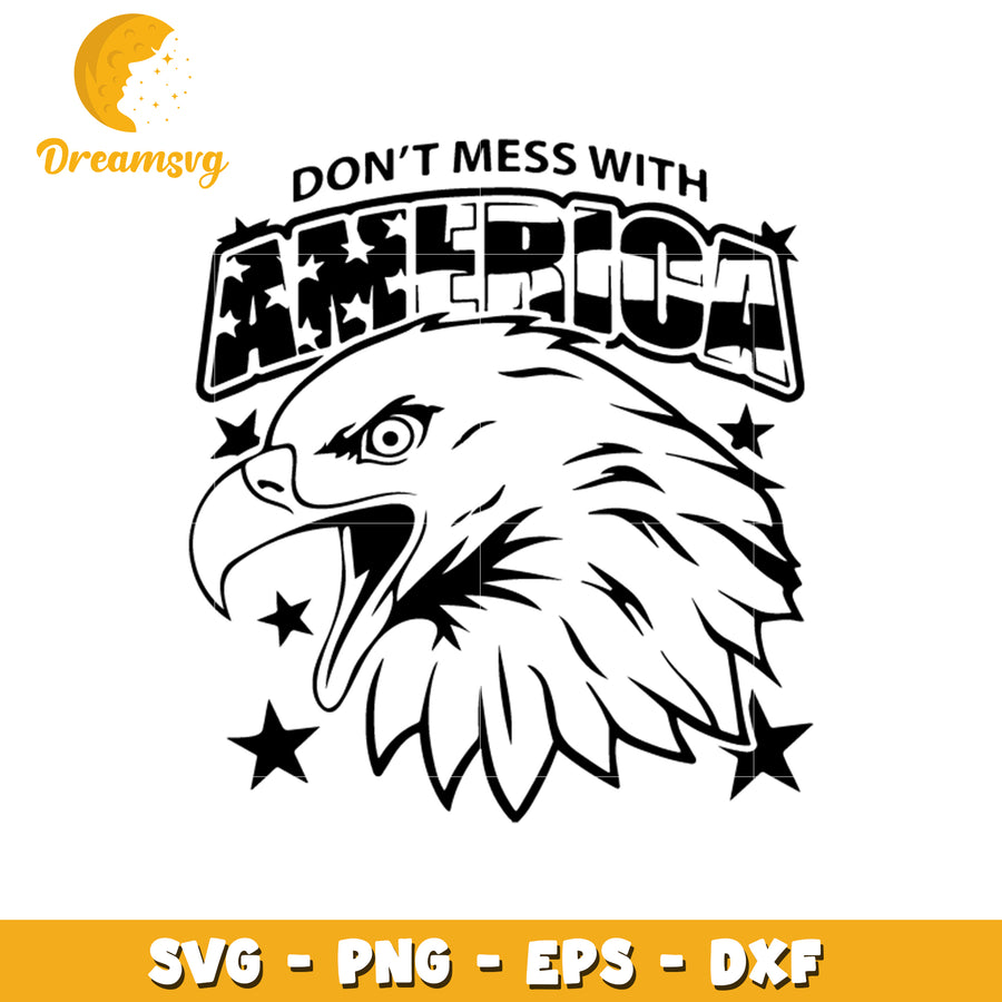 Don't mess with america svg, Philadelphia Eagles svg, ncaa svg