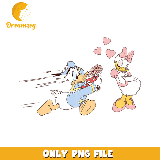 Donald Daisy PNG Valentine