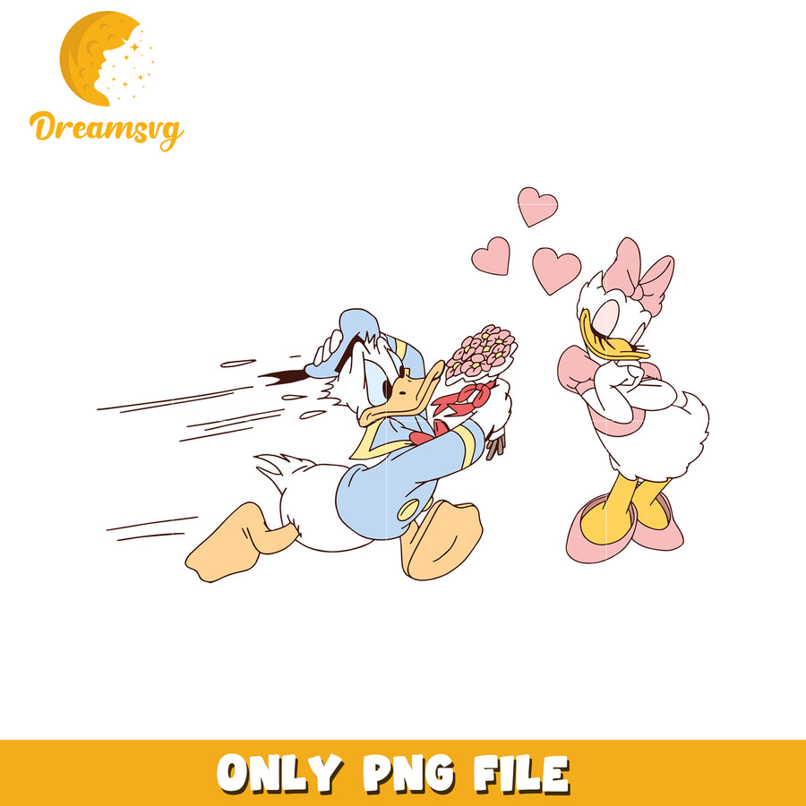 Donald Daisy PNG Valentine