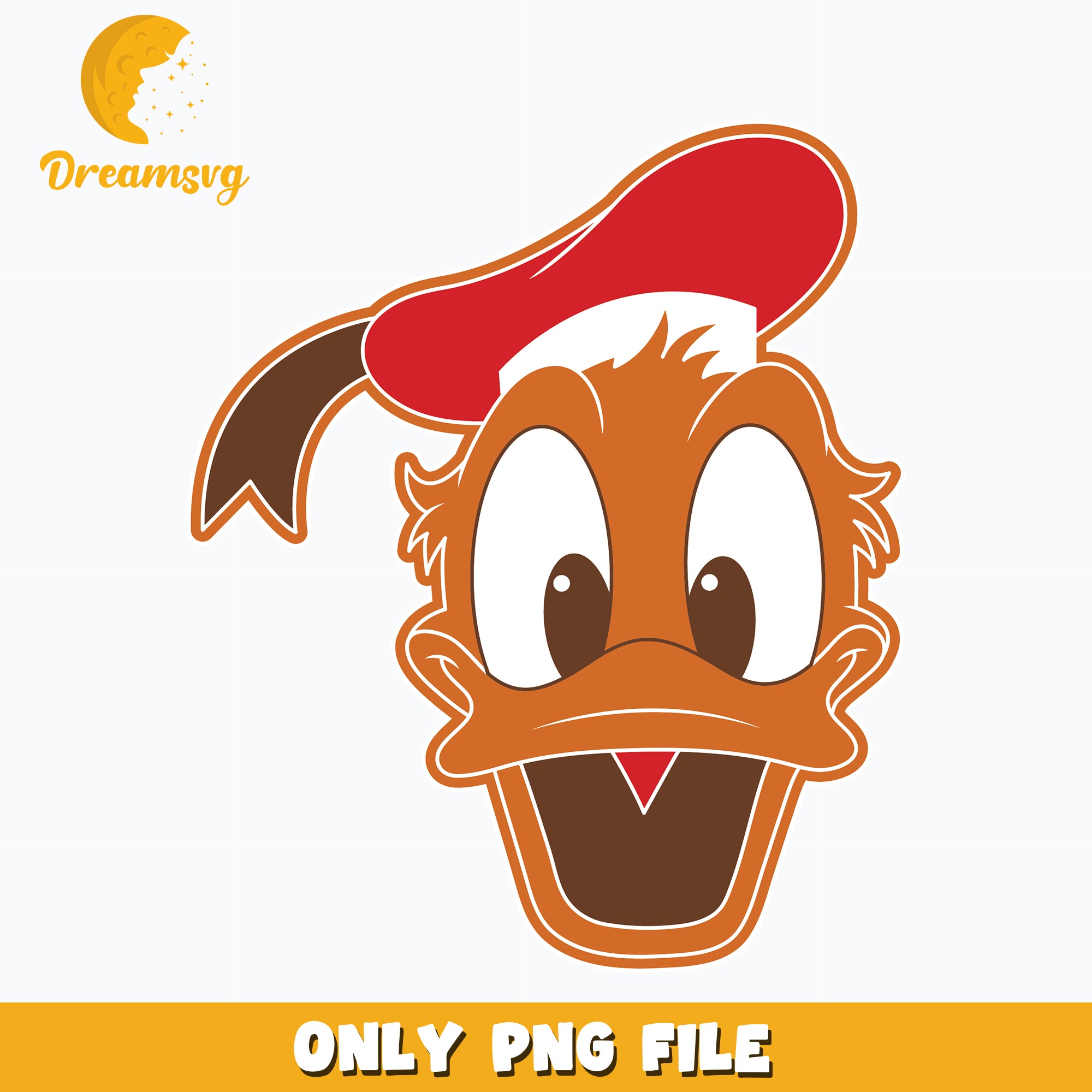 Donald Shape Donald Face png – DreamSVG Store