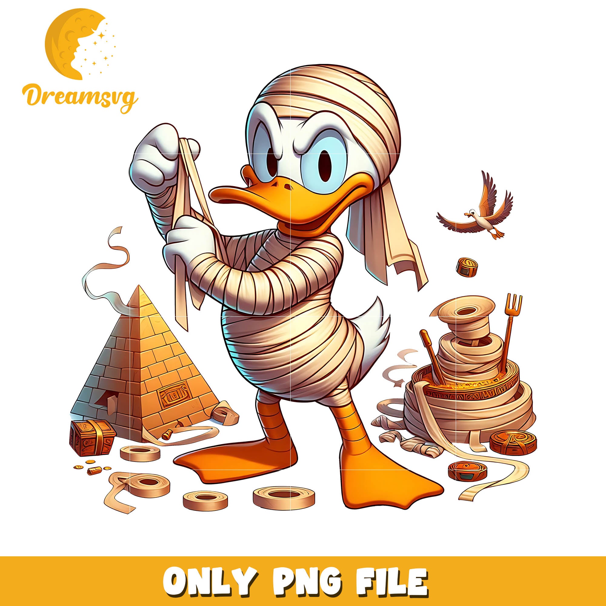 Donald mummy  halloween killer png, Disney halloween cartoon png