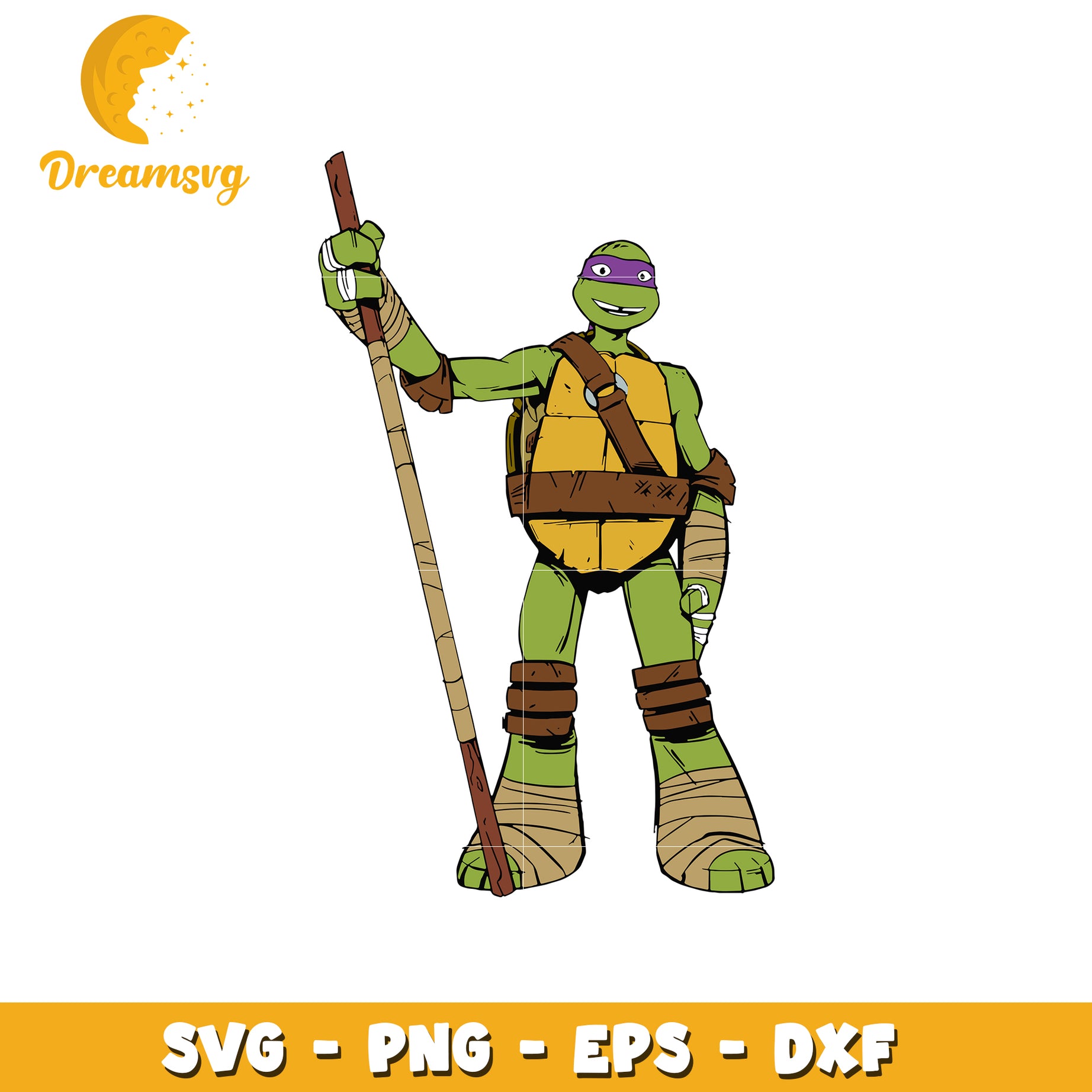 Donatello SVG PNG EPS DXF Cut File