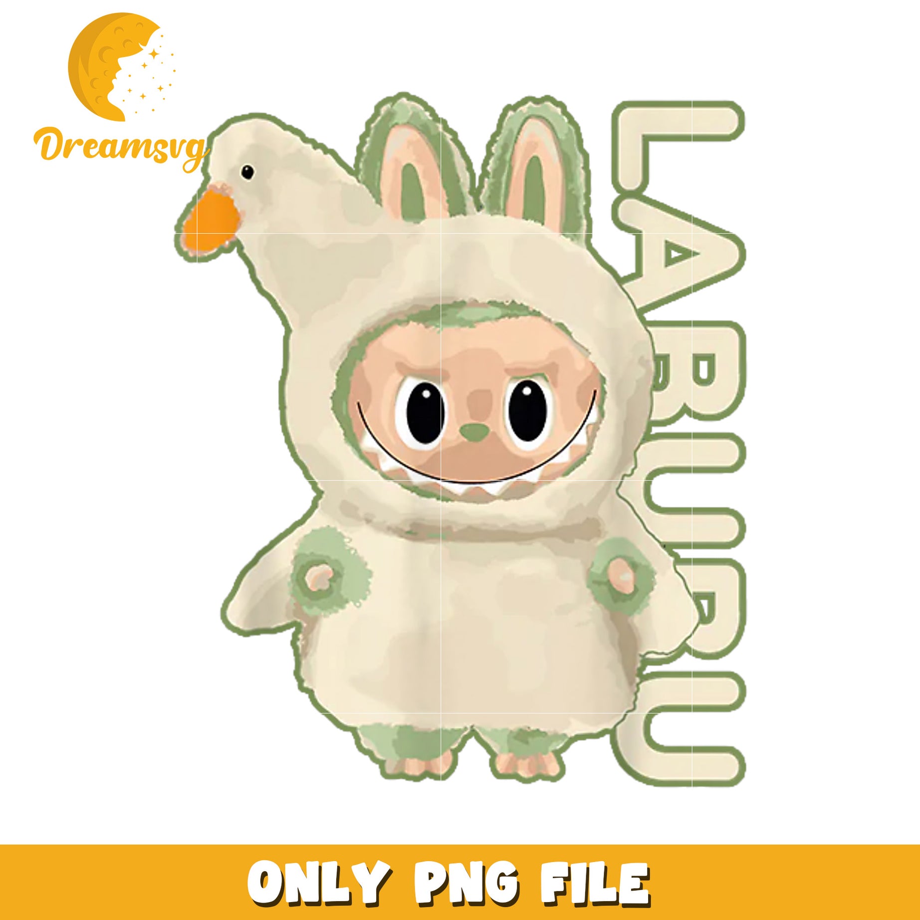 Download Cute Laburu Character PNG File for Crafting Projects