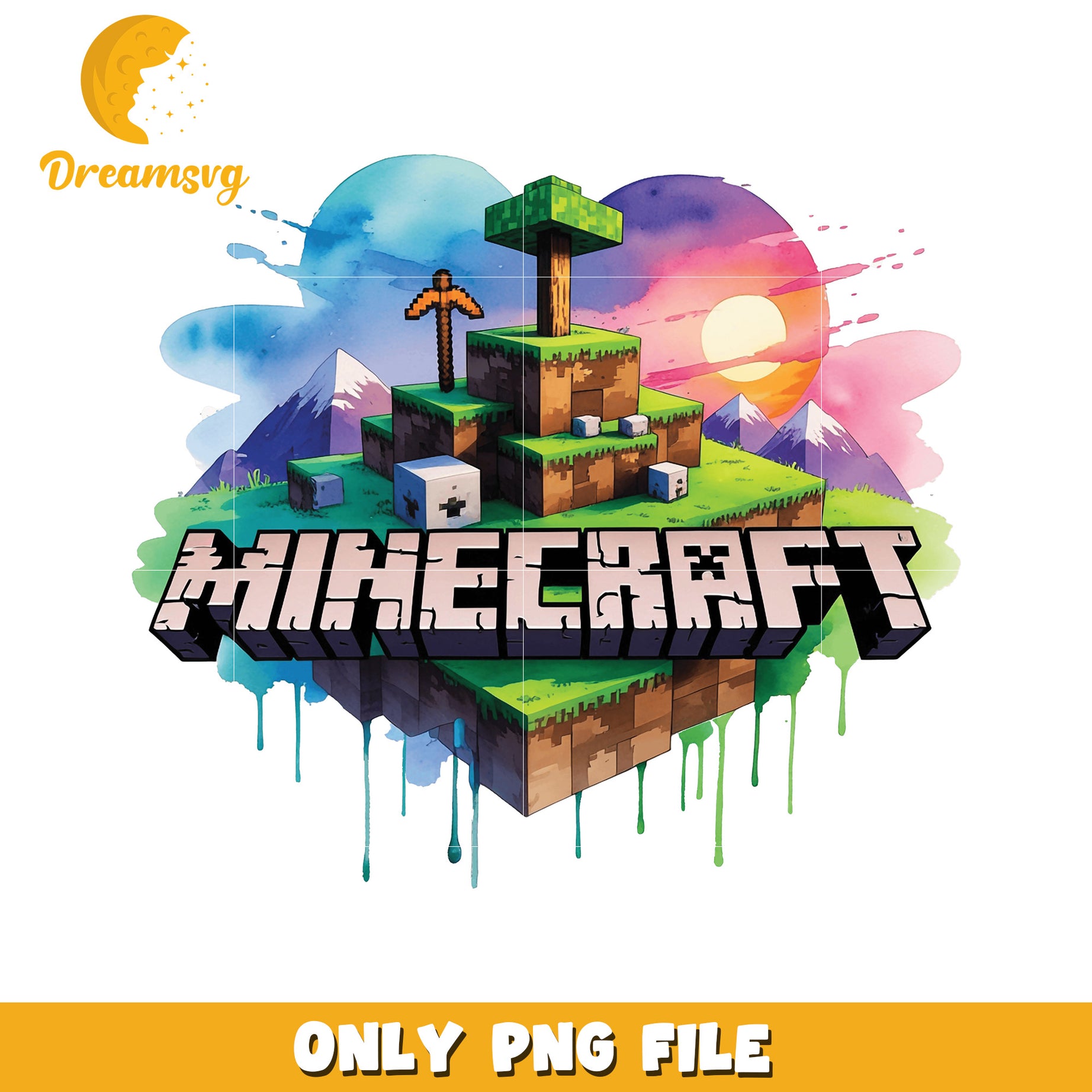 Download High-Quality Minecraft PNG File for Creative Projects