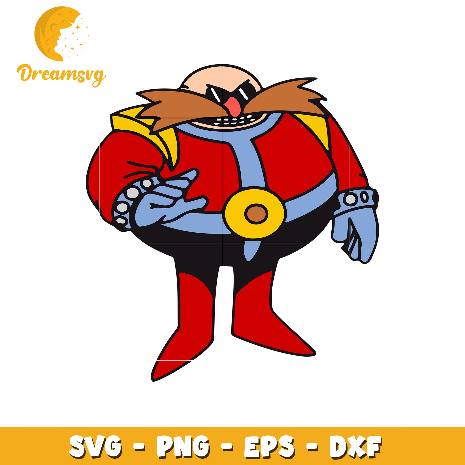 Dr Eggman SVG PNG EPS DXF Cut Files