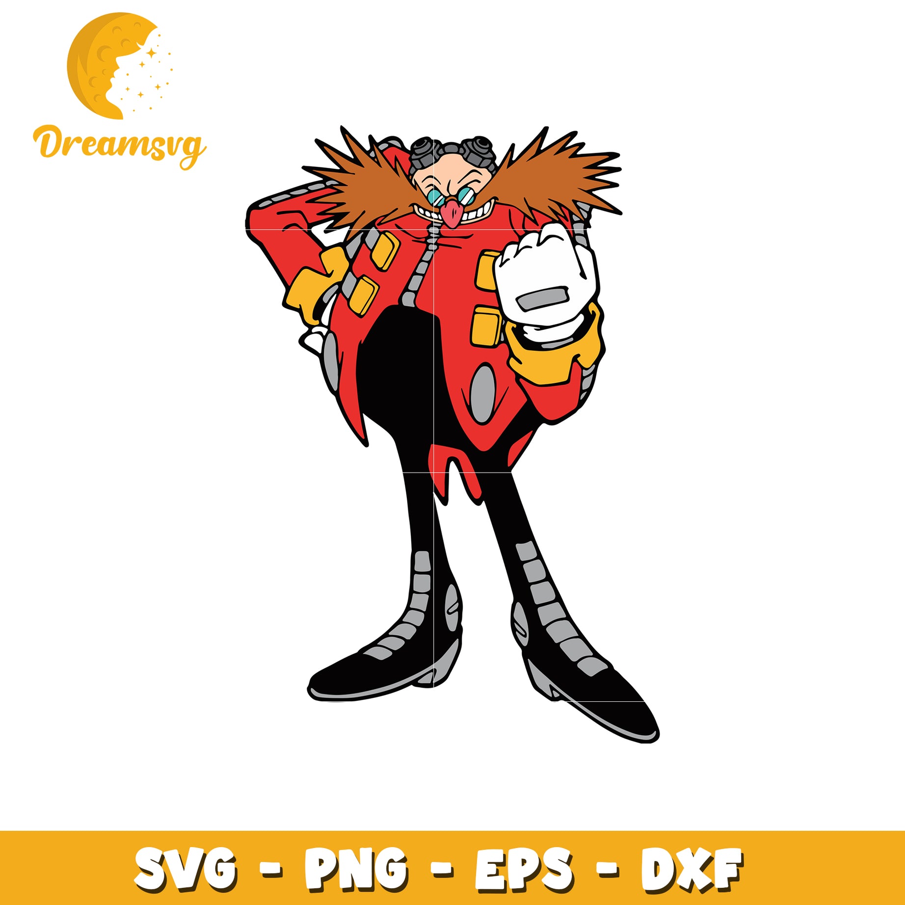 Dr Robotnik SVG PNG EPS DXF Cut File