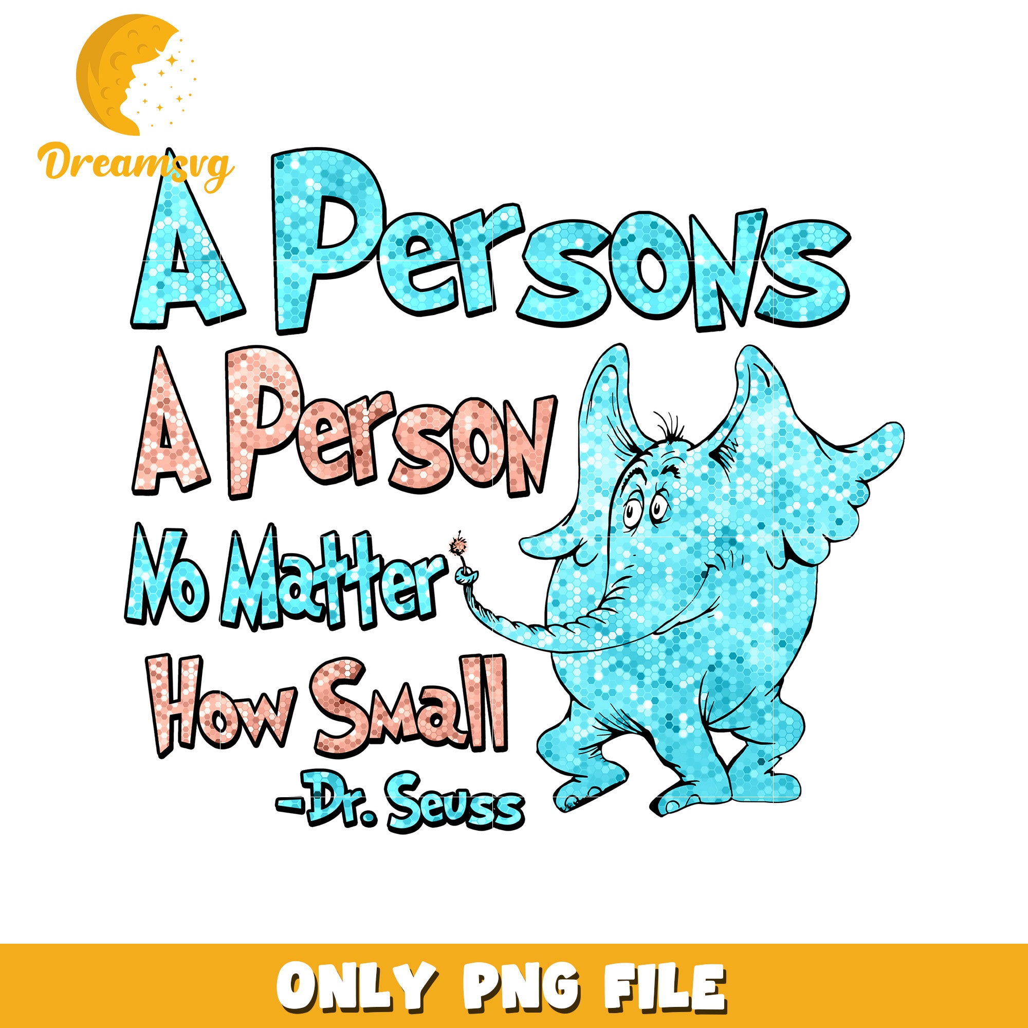 Dr Seuss A Person PNG Sublimation