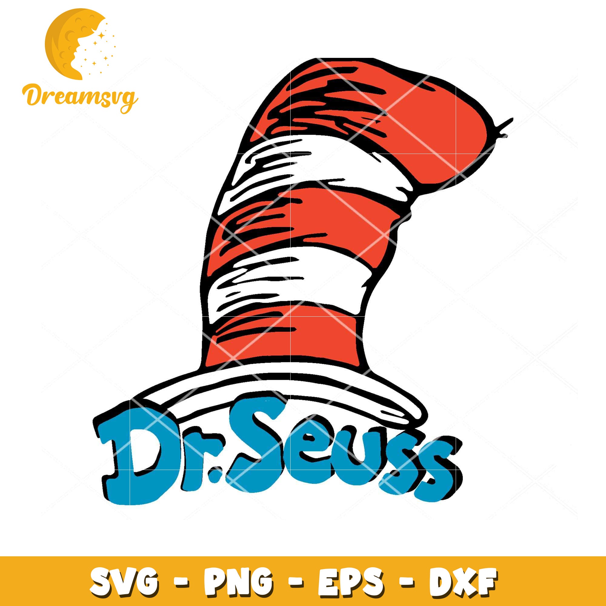 Dr Seuss Hat SVG Cut File