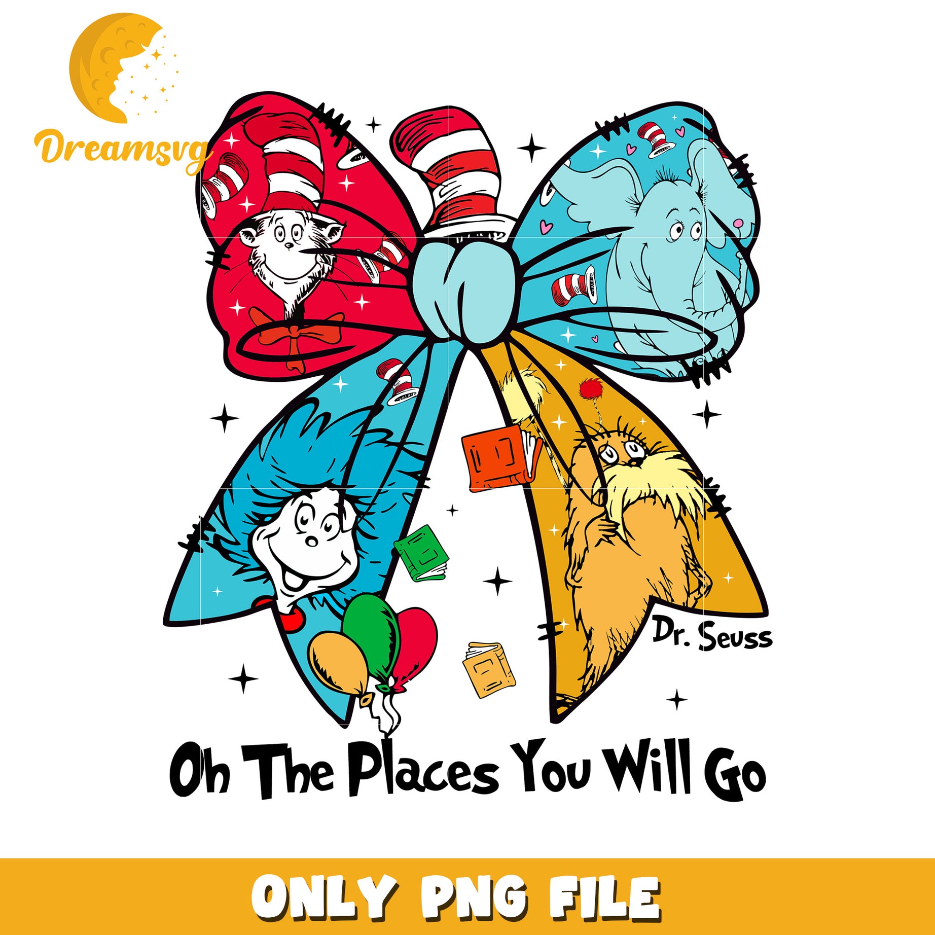 Dr Seuss Inspired PNG Art for Fun Celebrations