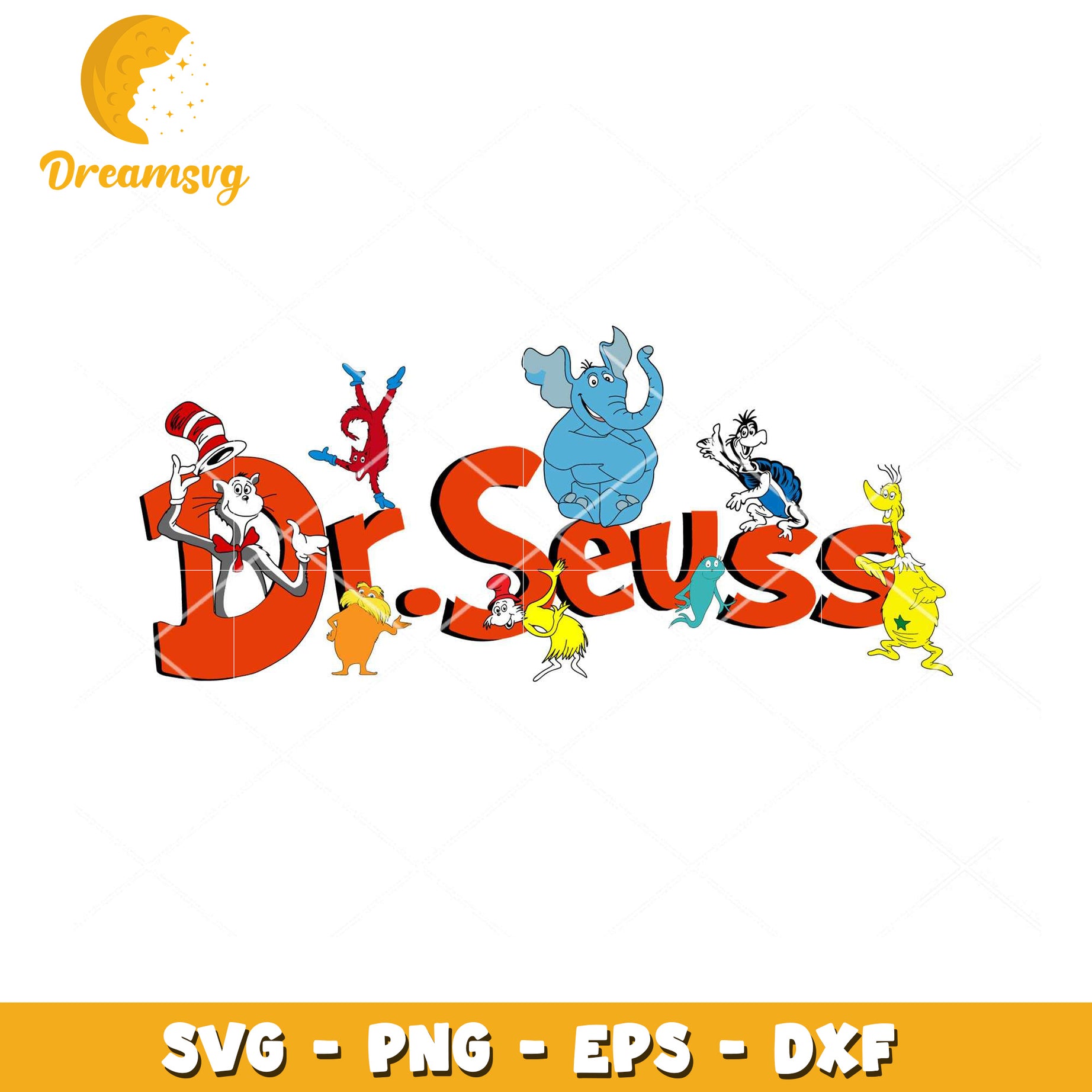 Dr Seuss SVG Bundle Instant Download