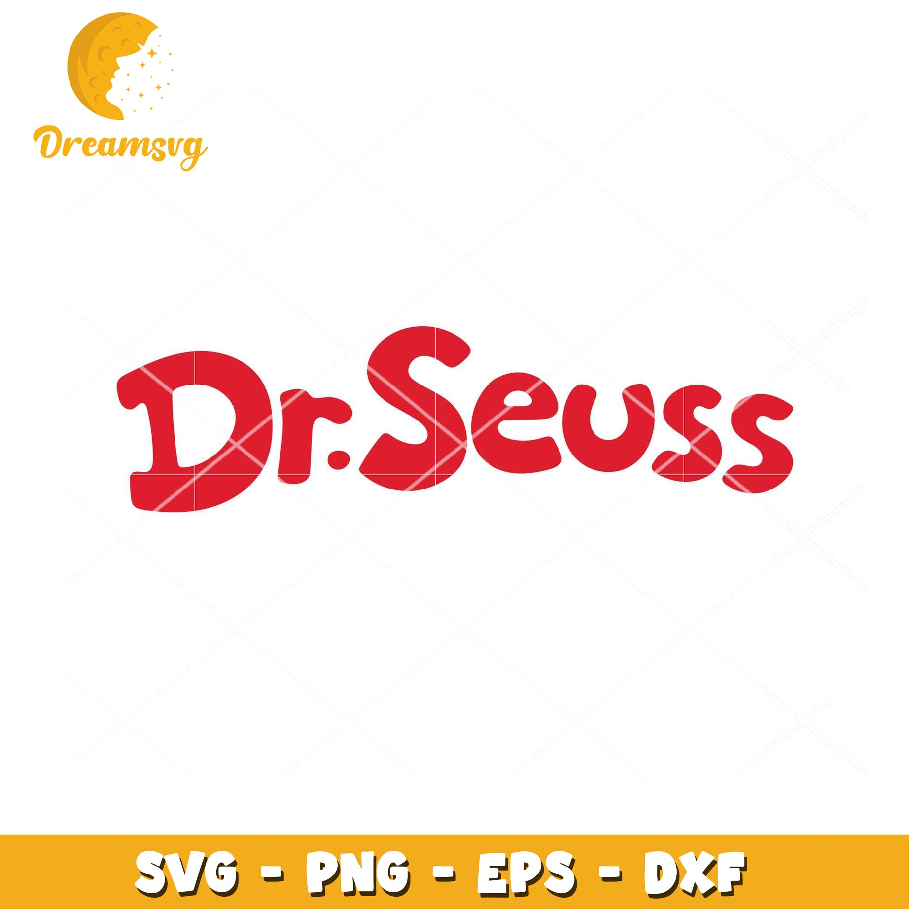 Dr Seuss SVG Cut File Download