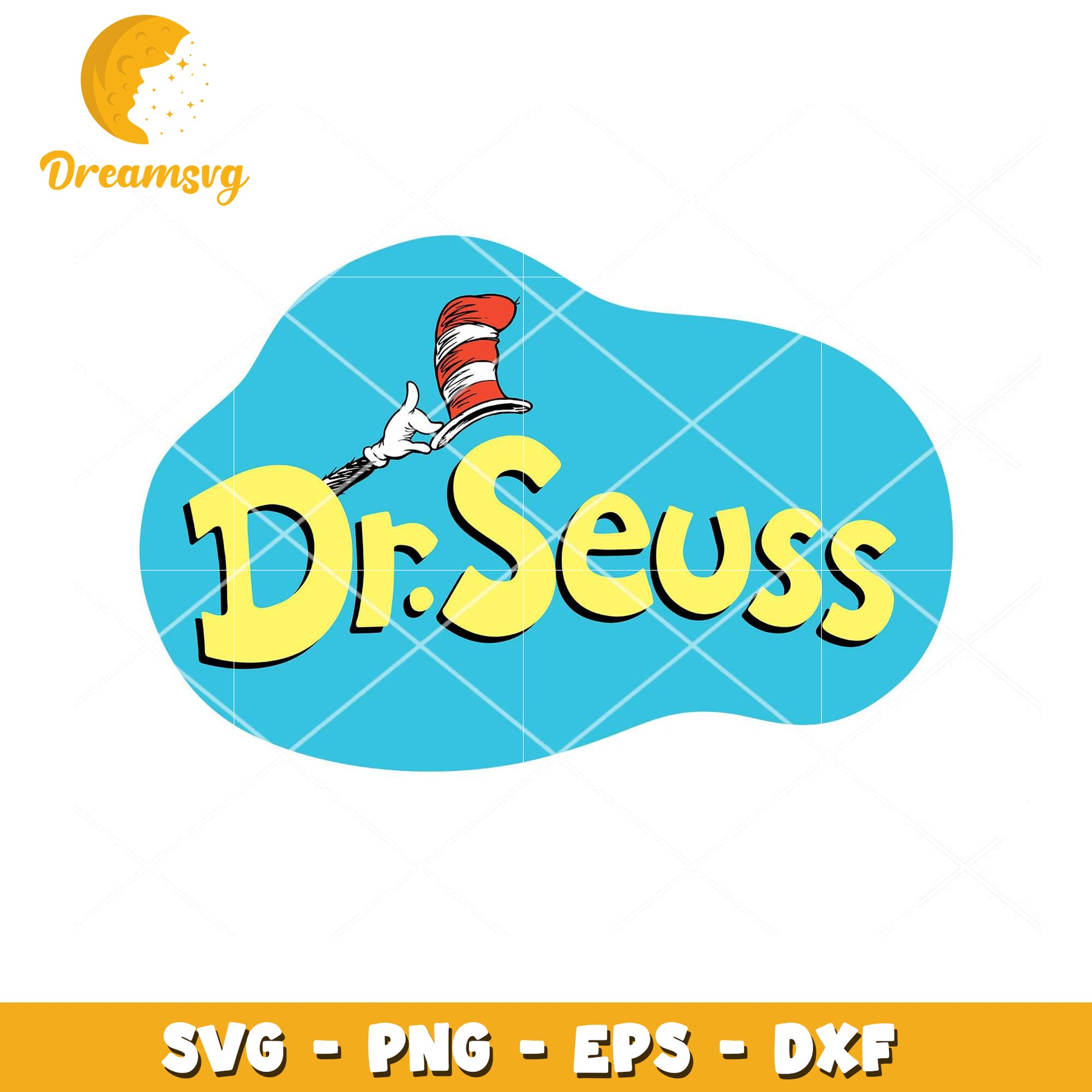 Dr Seuss SVG Cut File Instant Download