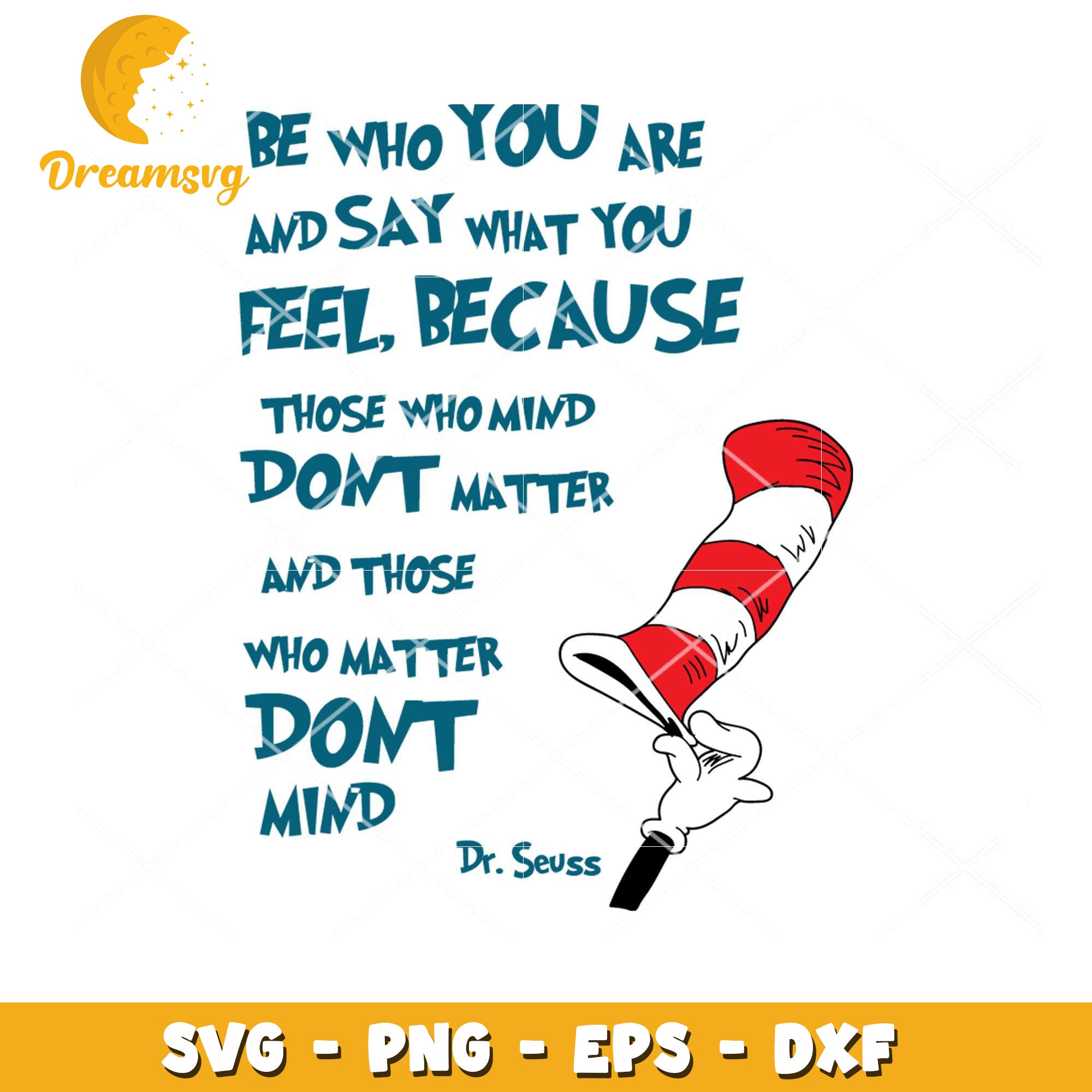 Dr Seuss SVG Quote Instant Download