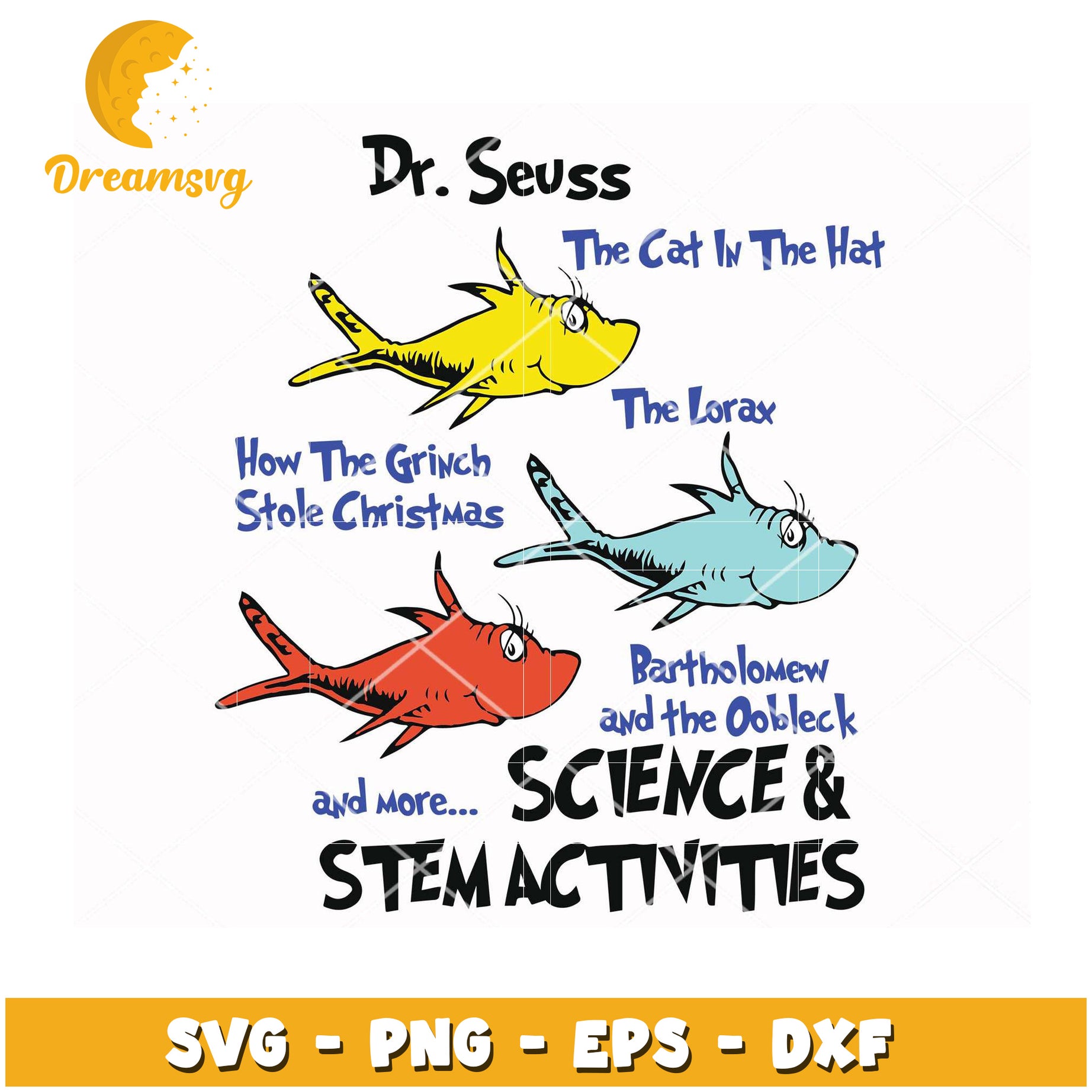 Dr Seuss SVG STEM Activities