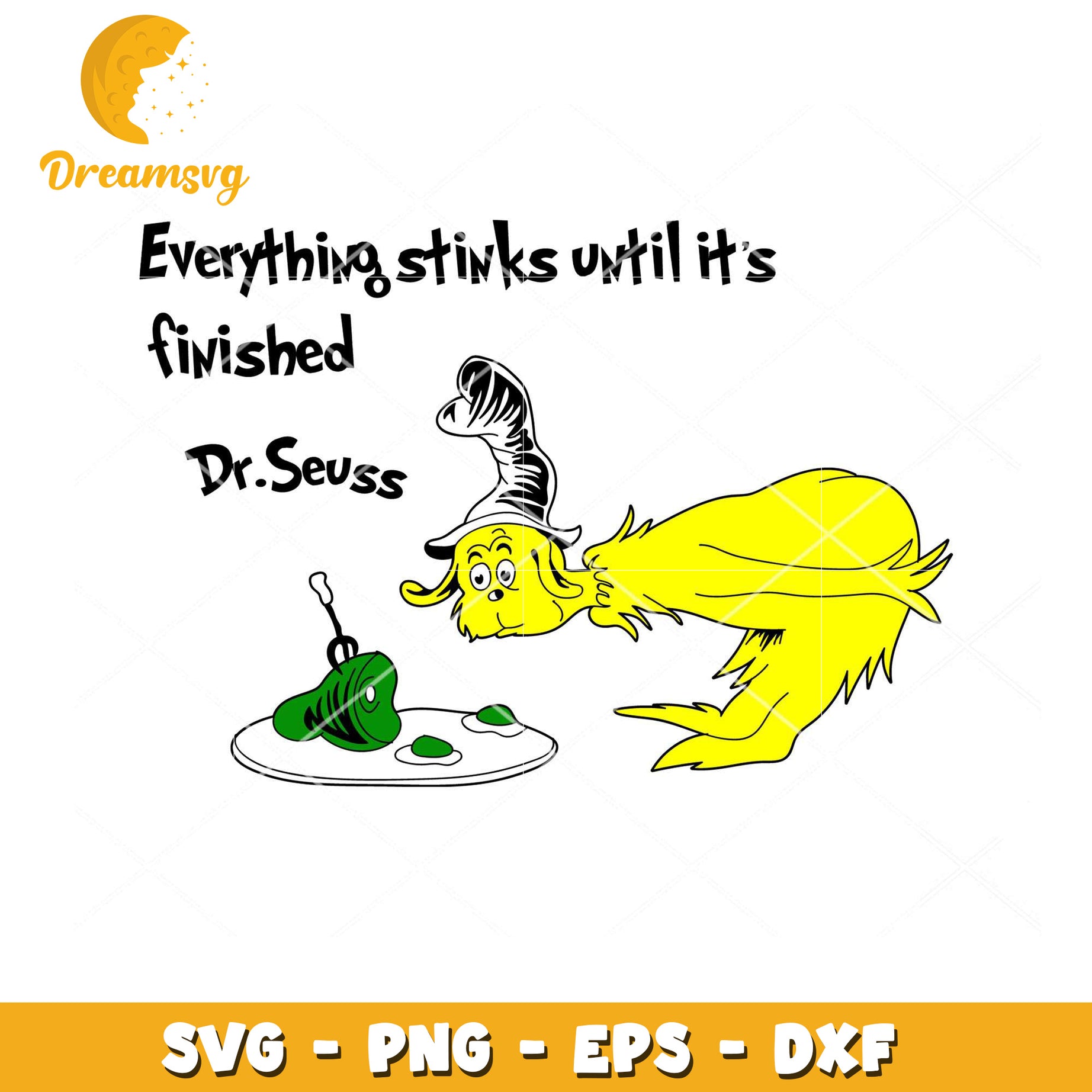 Dr Seuss Thing 1 SVG Cut File