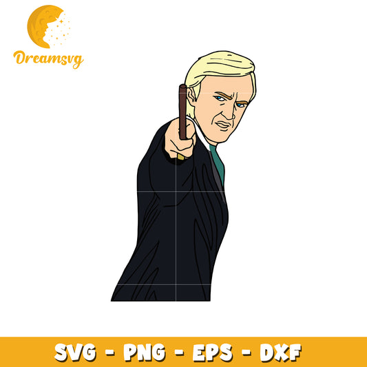 Draco Malfoy SVG Cut File
