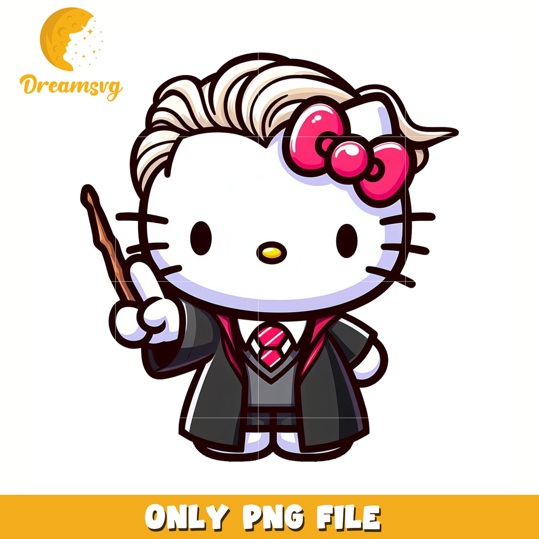 Draco malfoy kitty png, hello kitty cartoon png, hello kitty character png