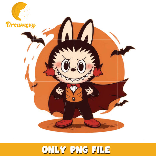 Dracula labubu png, halloween cartoons png, halloween labubu​ png