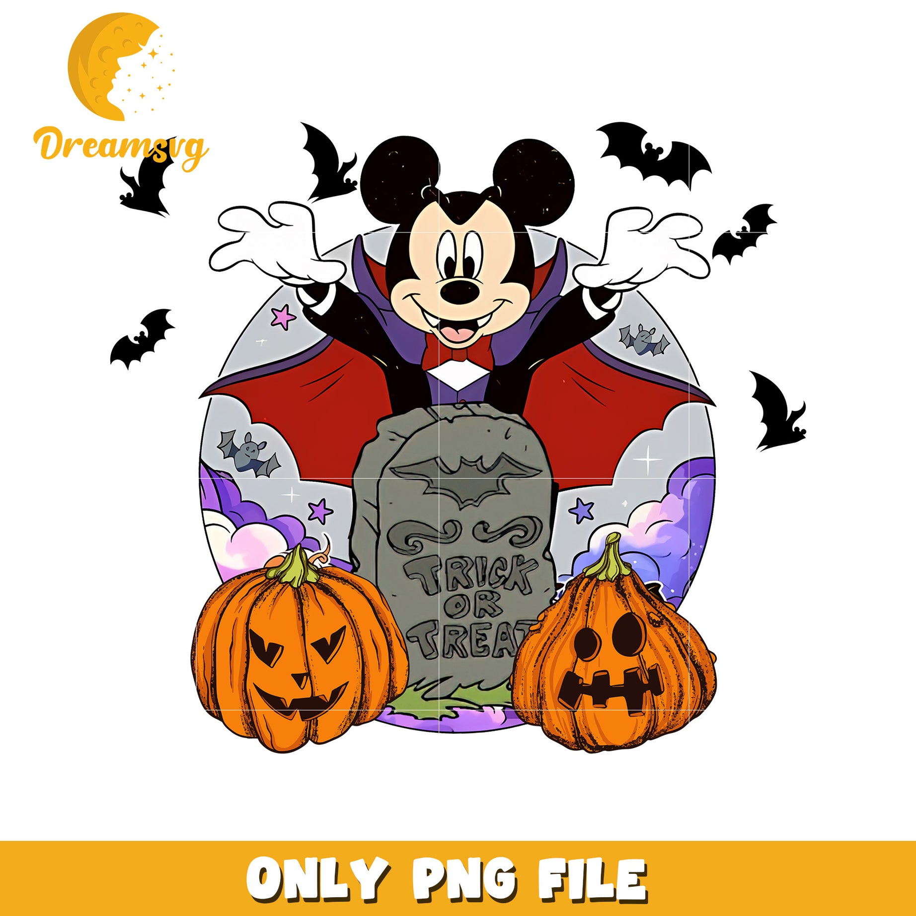 Dracula mickey pumpkin png, halloween quotes png, halloween toys png