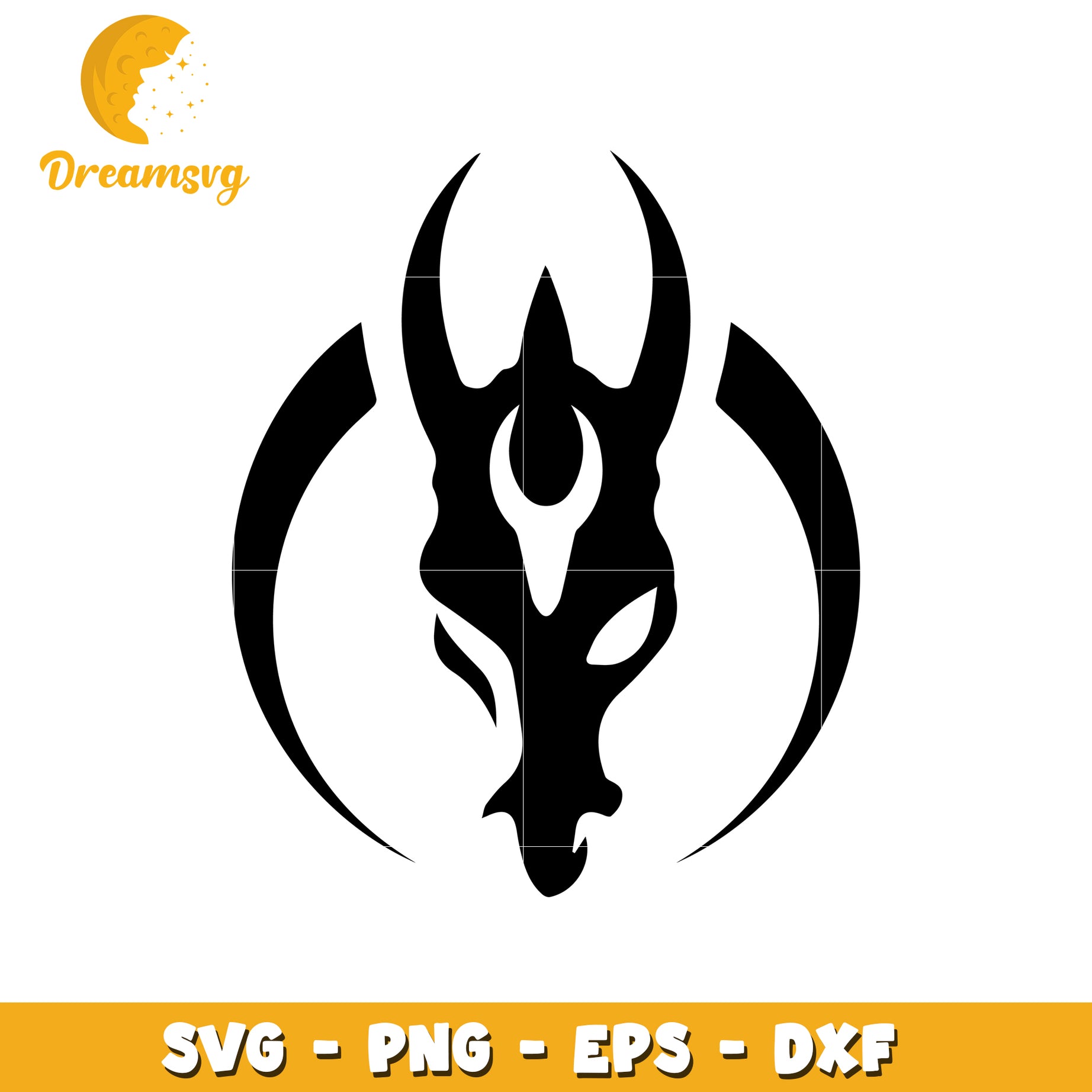 Dragon Head SVG PNG EPS DXF