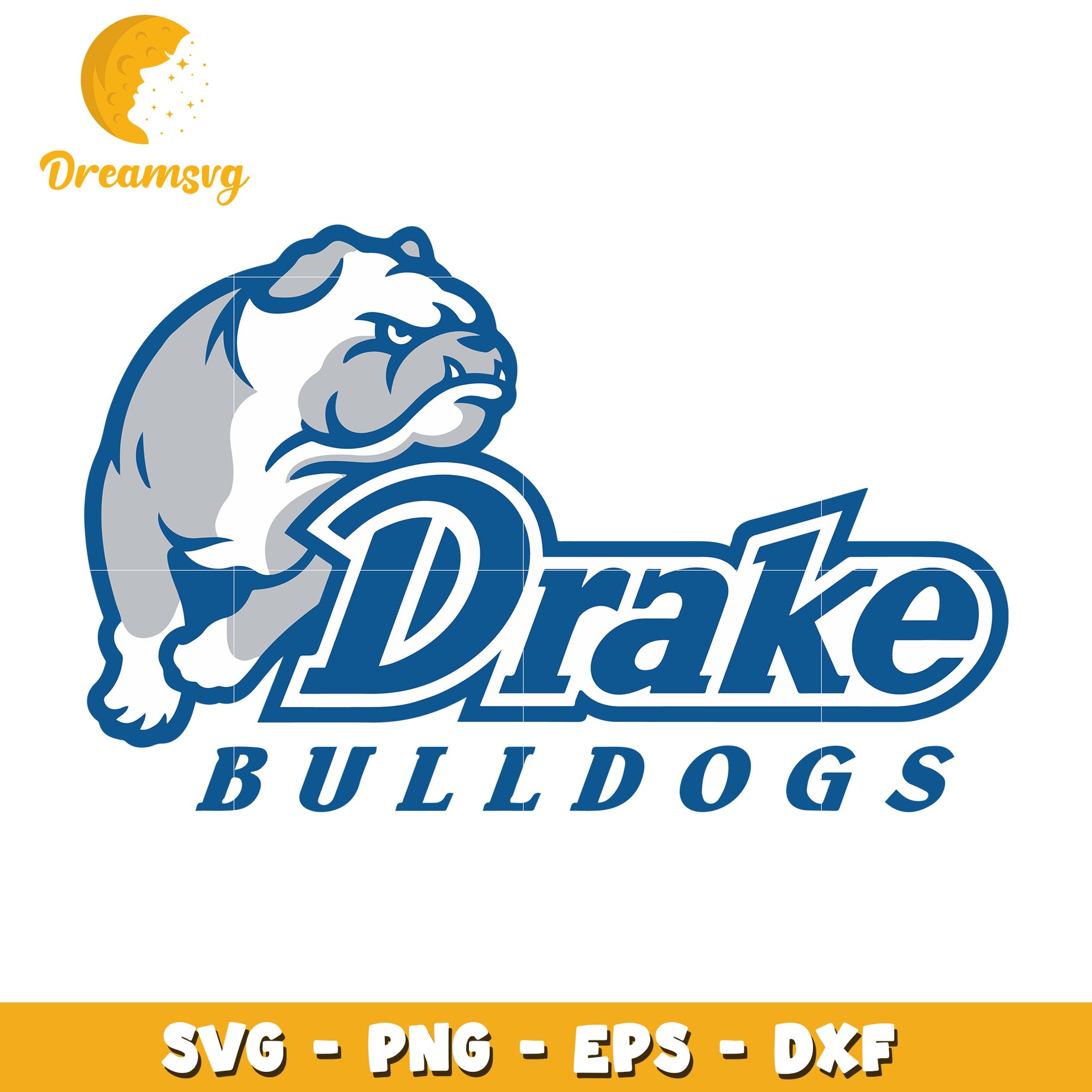 Drake Bulldogs SVG PNG EPS DXF