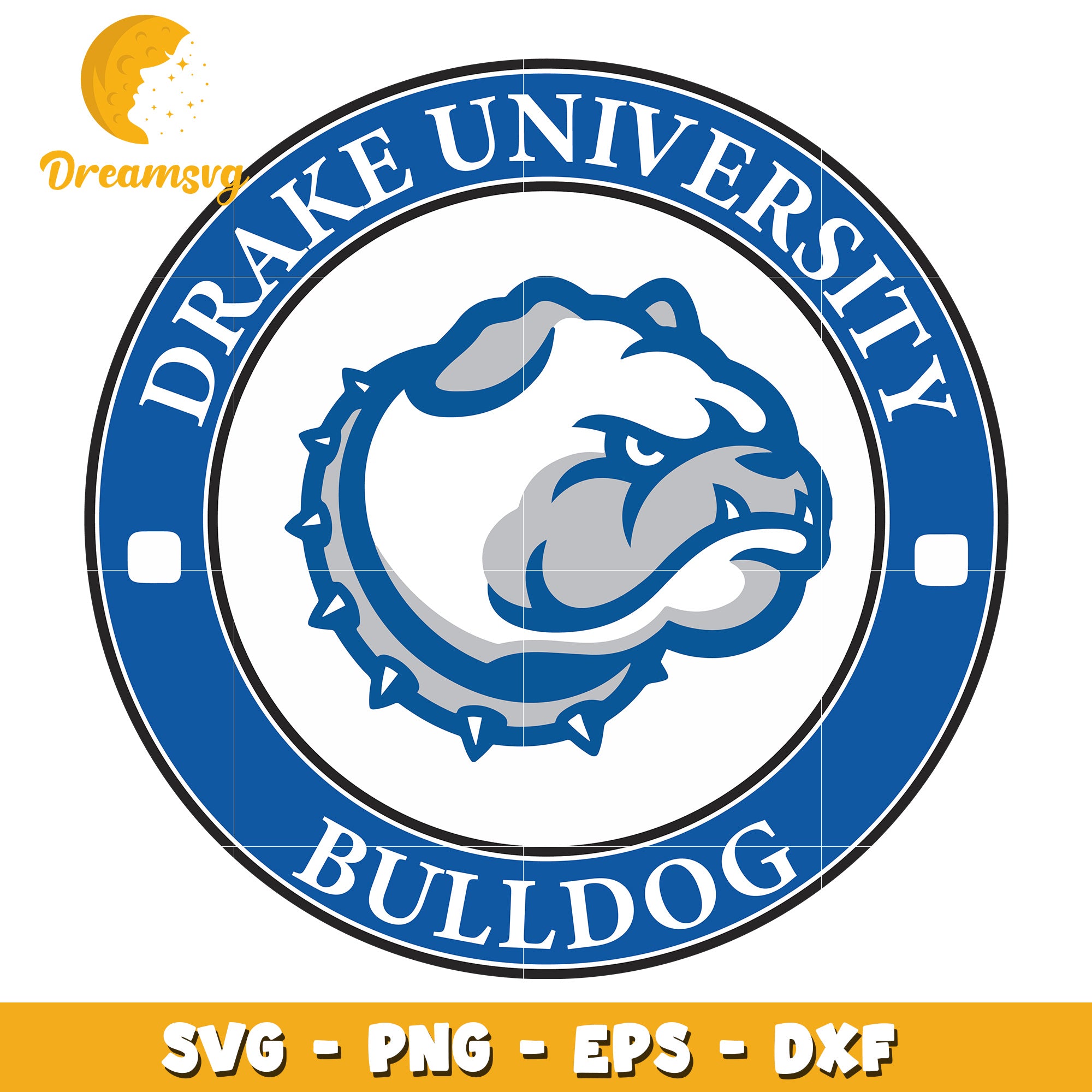 Drake University Bulldog SVG PNG EPS DXF
