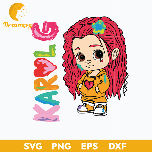 Baby Karol G Svg