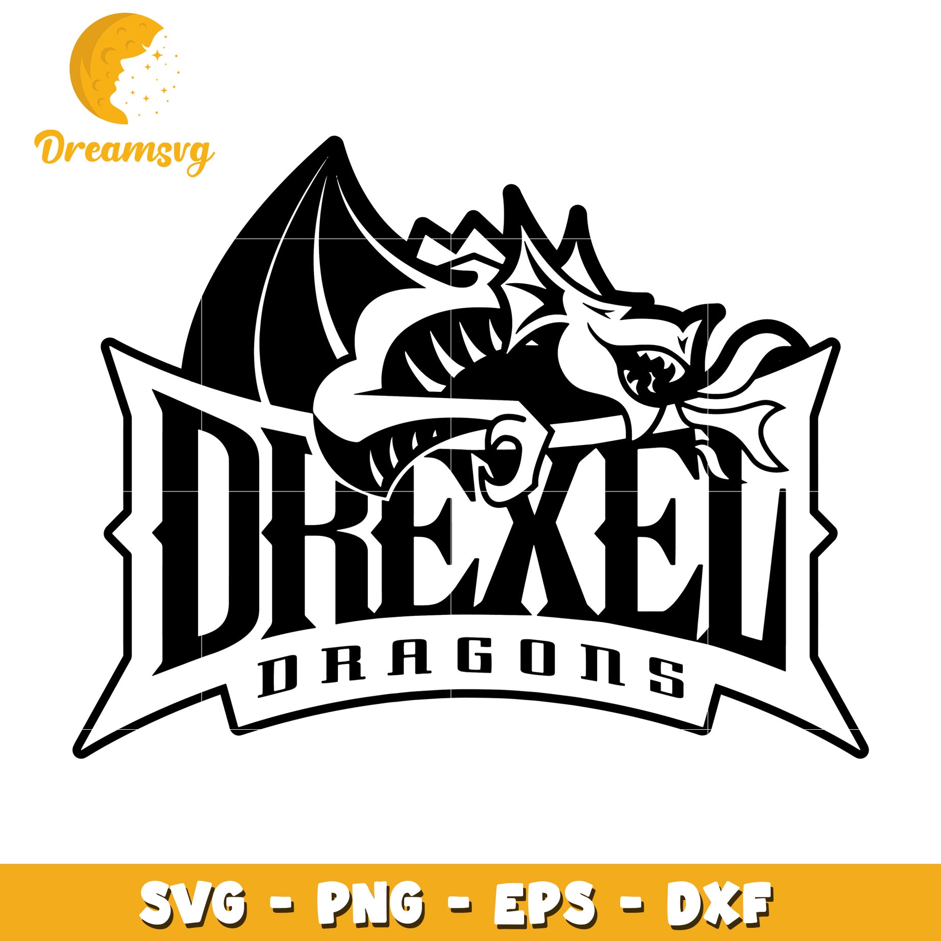 Drexel Dragons SVG PNG EPS DXF