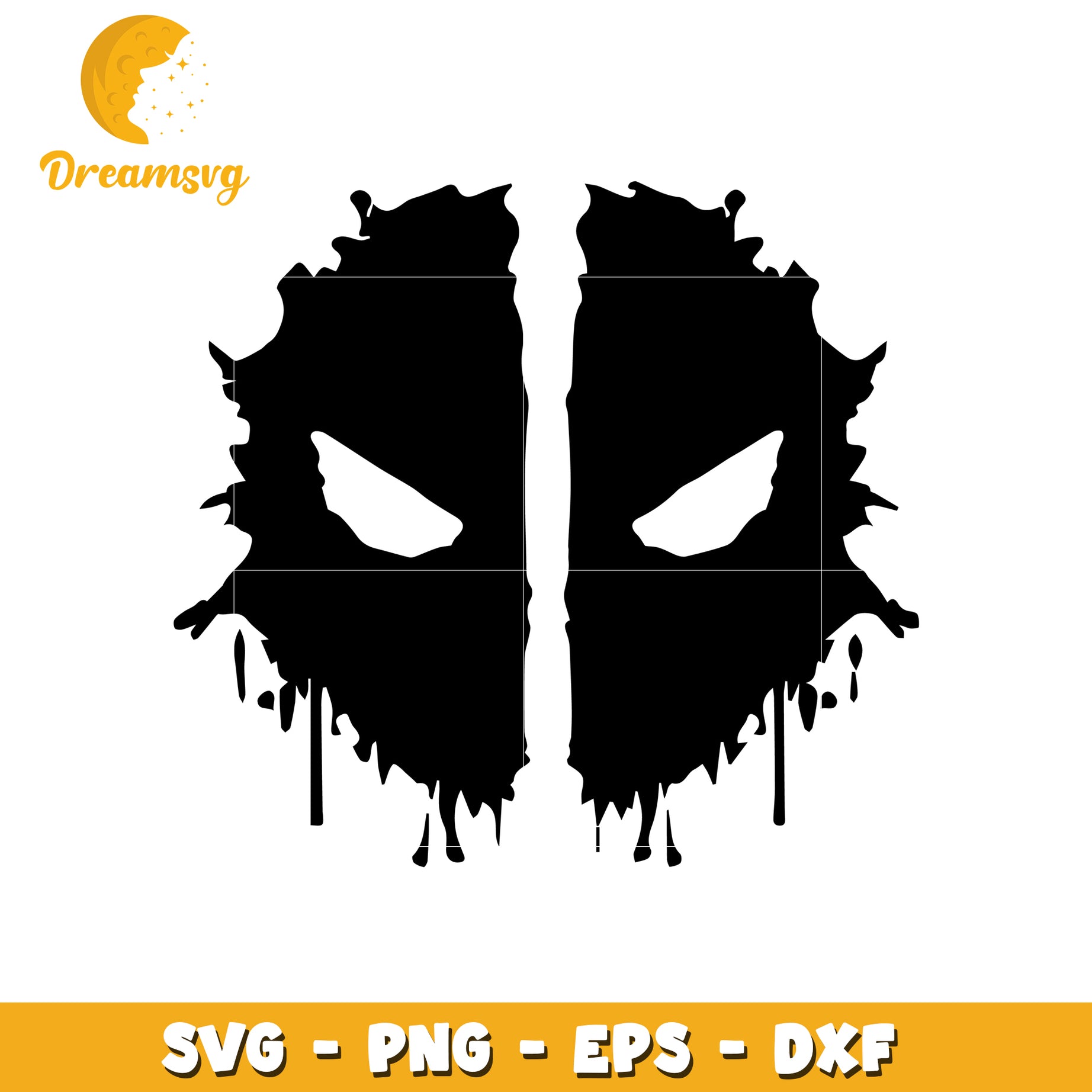 Dripping Evil Eyes SVG Cut File