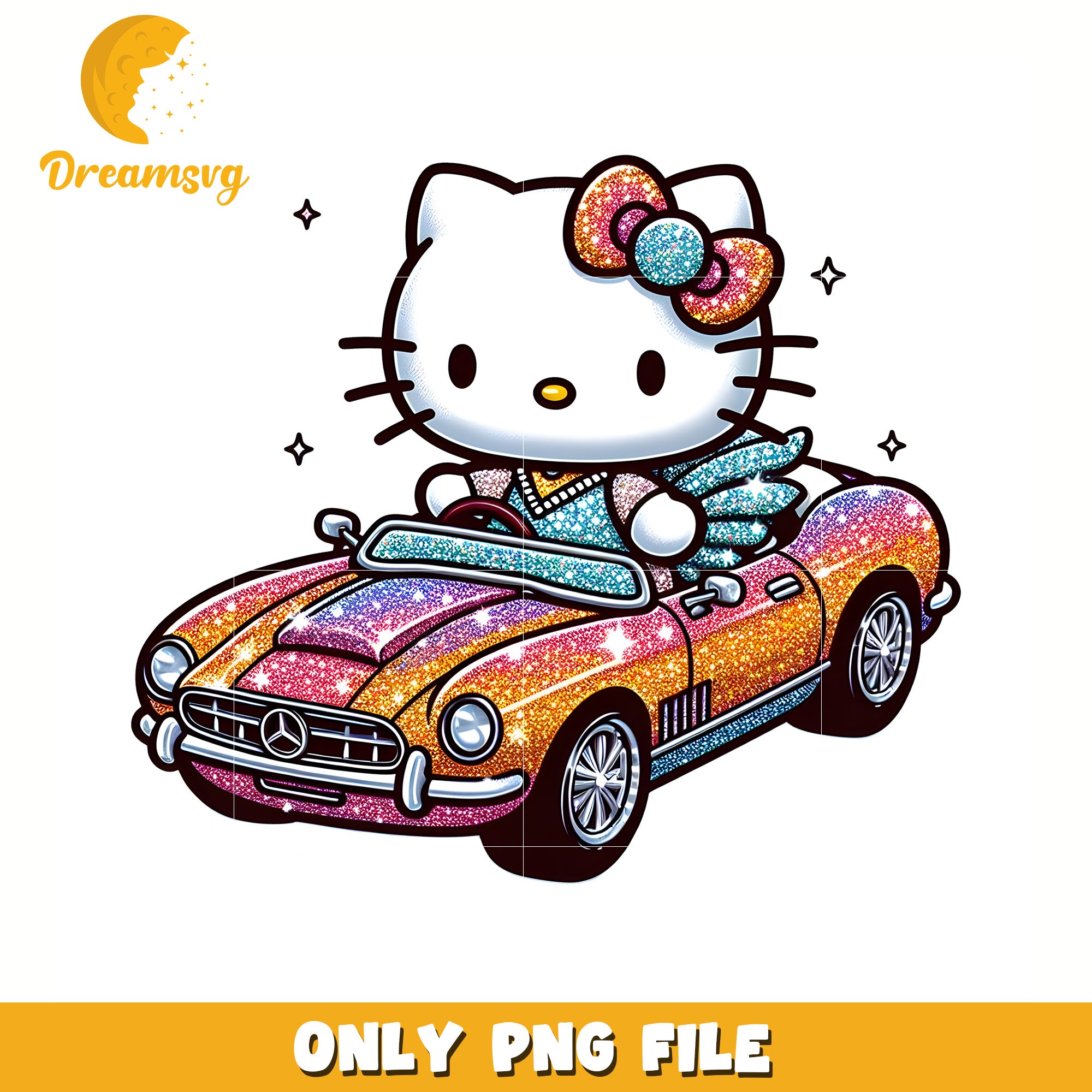 Driving hello kitty png, hello kitty cake png, hello kitty crocs png