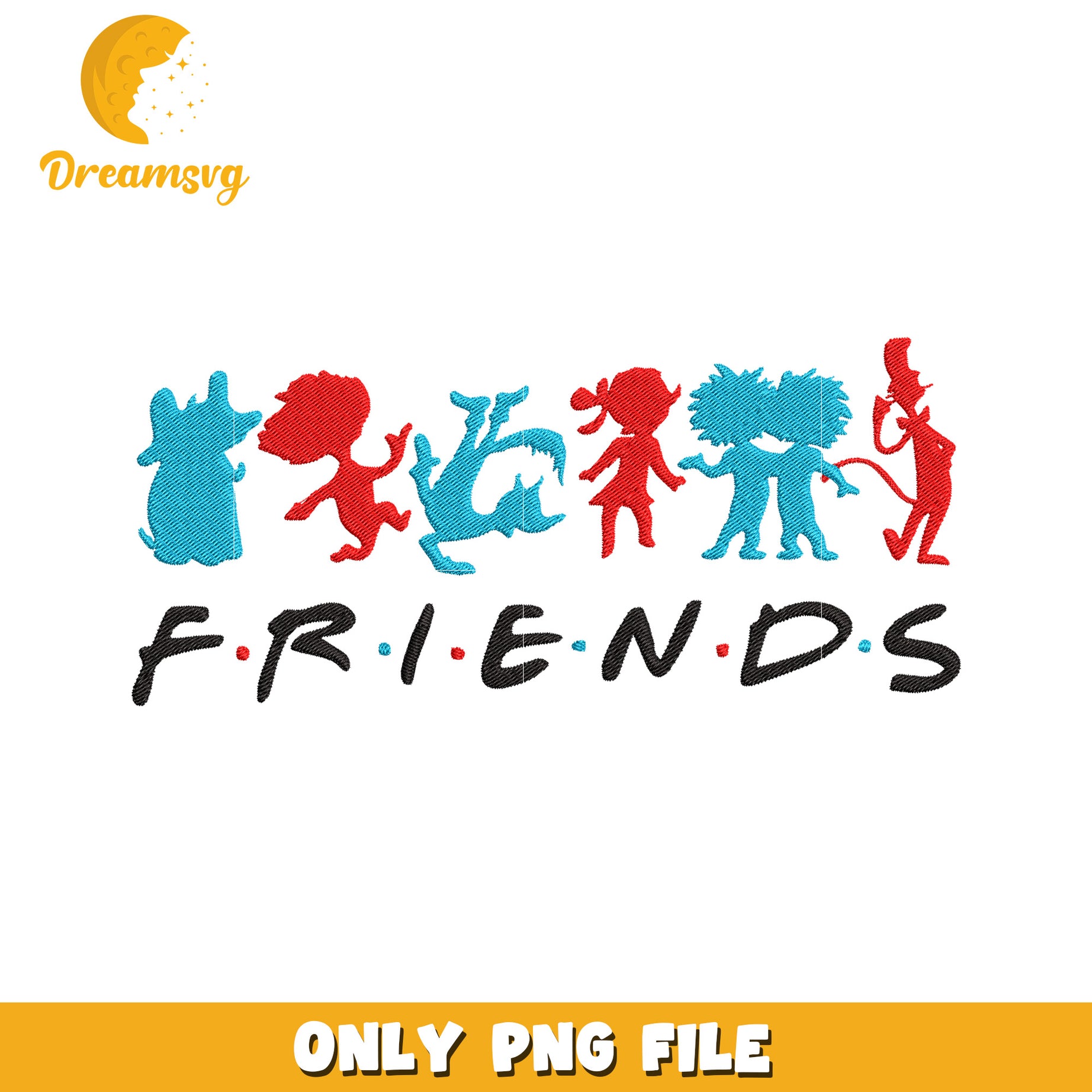 Dr seuss characters friends shadow png, dr seuss png, friends png