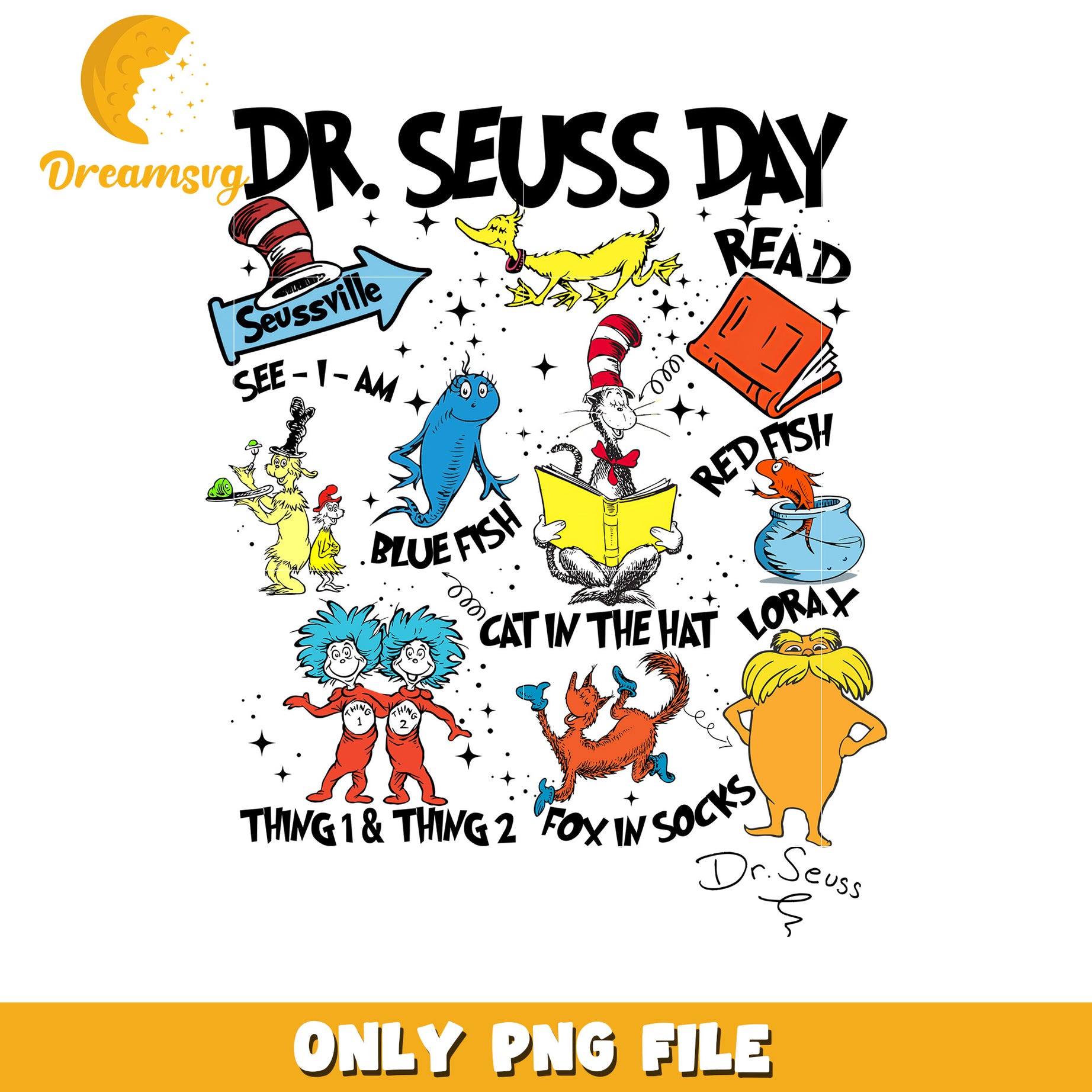 Dr seuss day cartoon character png, dr seuss day pngg