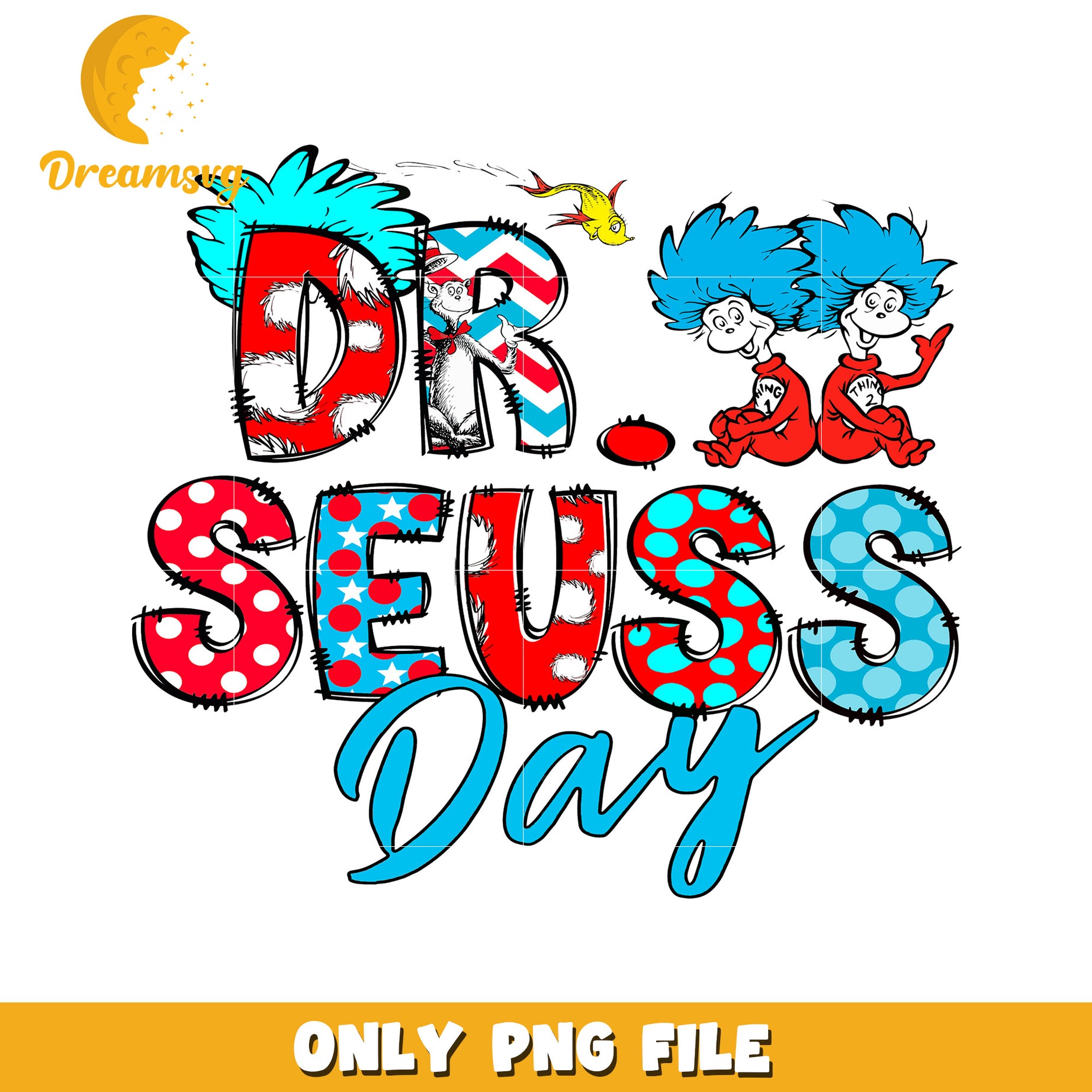 Dr seuss day font design png, dr seuss cartoon png, font design png