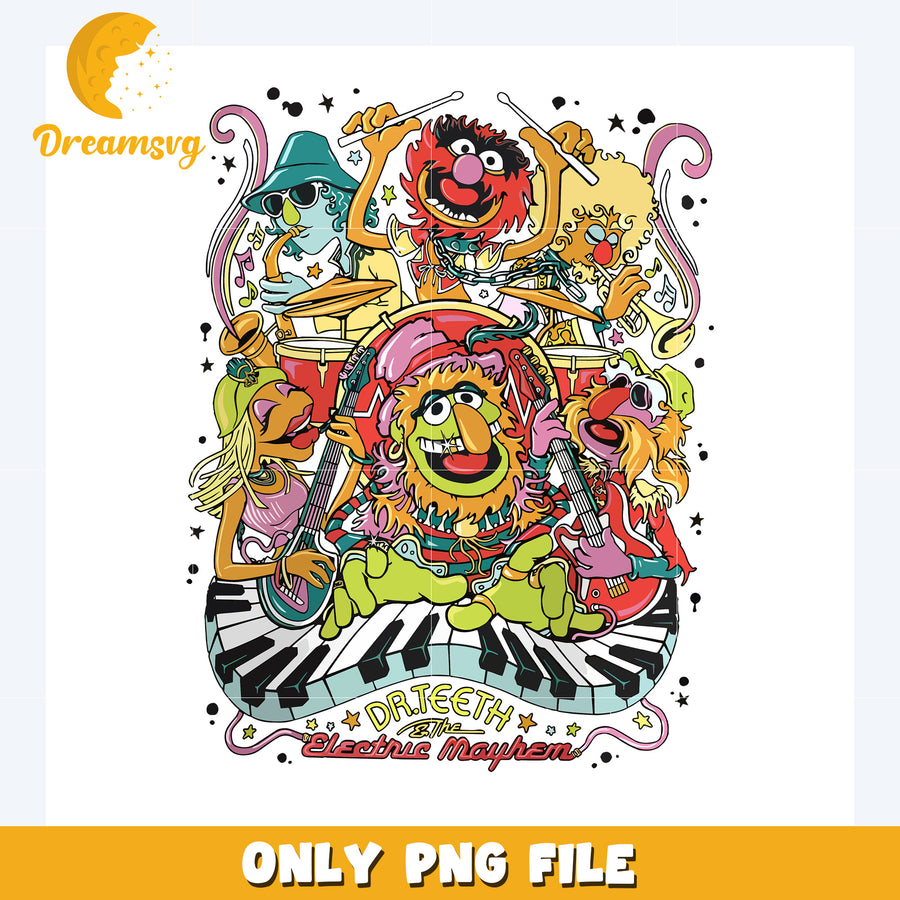 Drteeth characters png, disney characters png, disney cartoons png