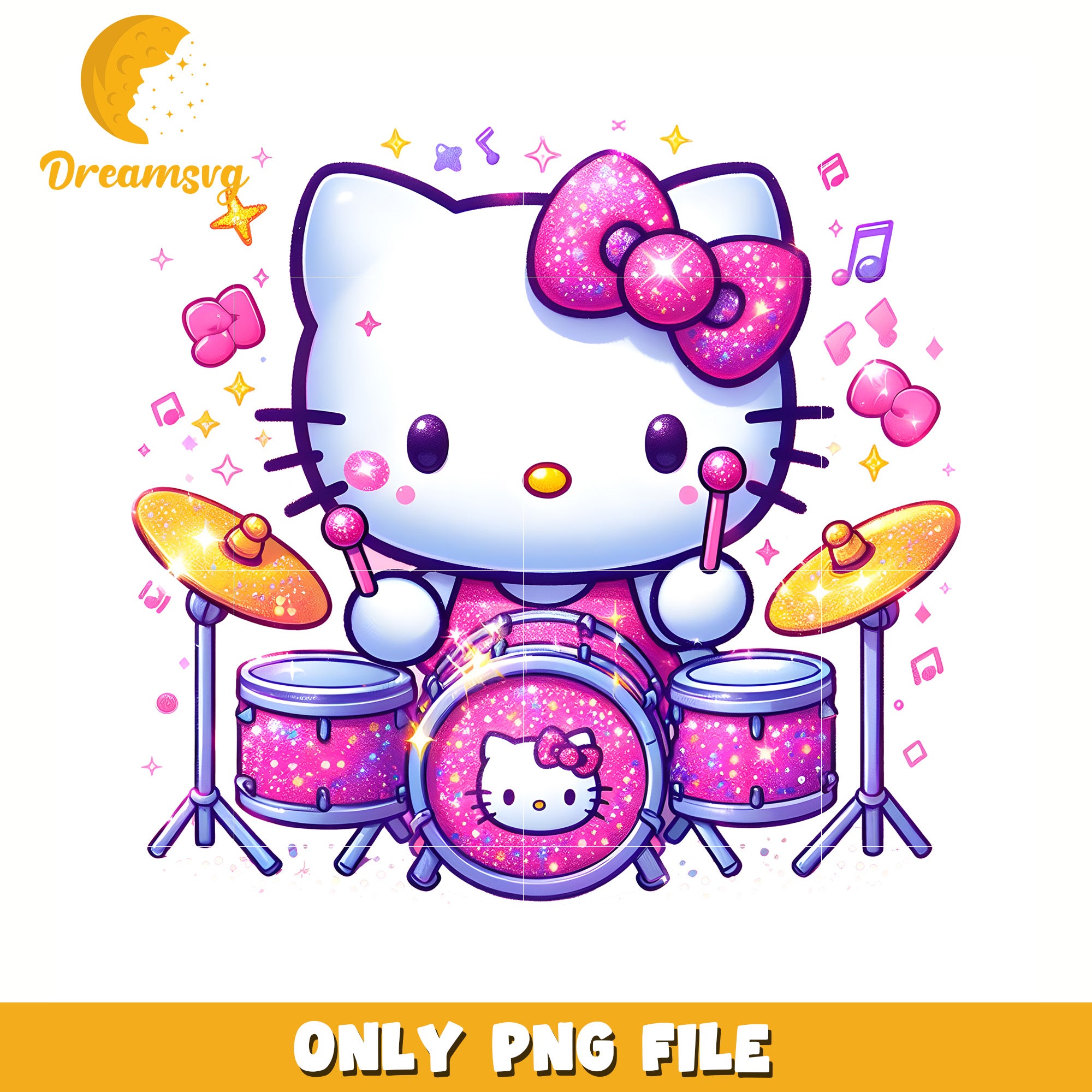 Drum kitty png, hello kitty cake png, hello kitty crocs png
