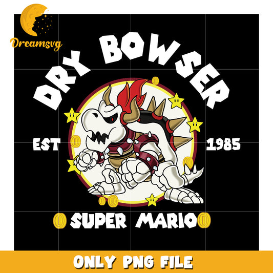 Dry bowser super mario character png, game nintendo super mario​ png, mario cartoon png