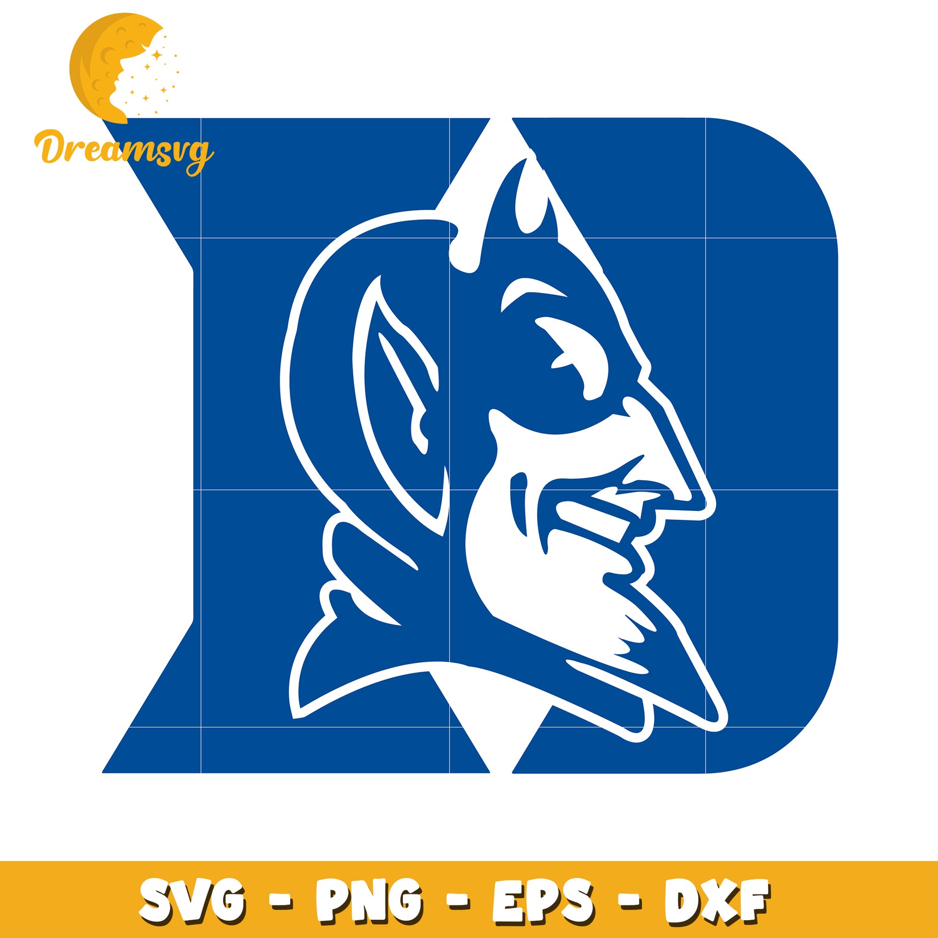 Duke Blue Devils SVG PNG EPS DXF Cut File