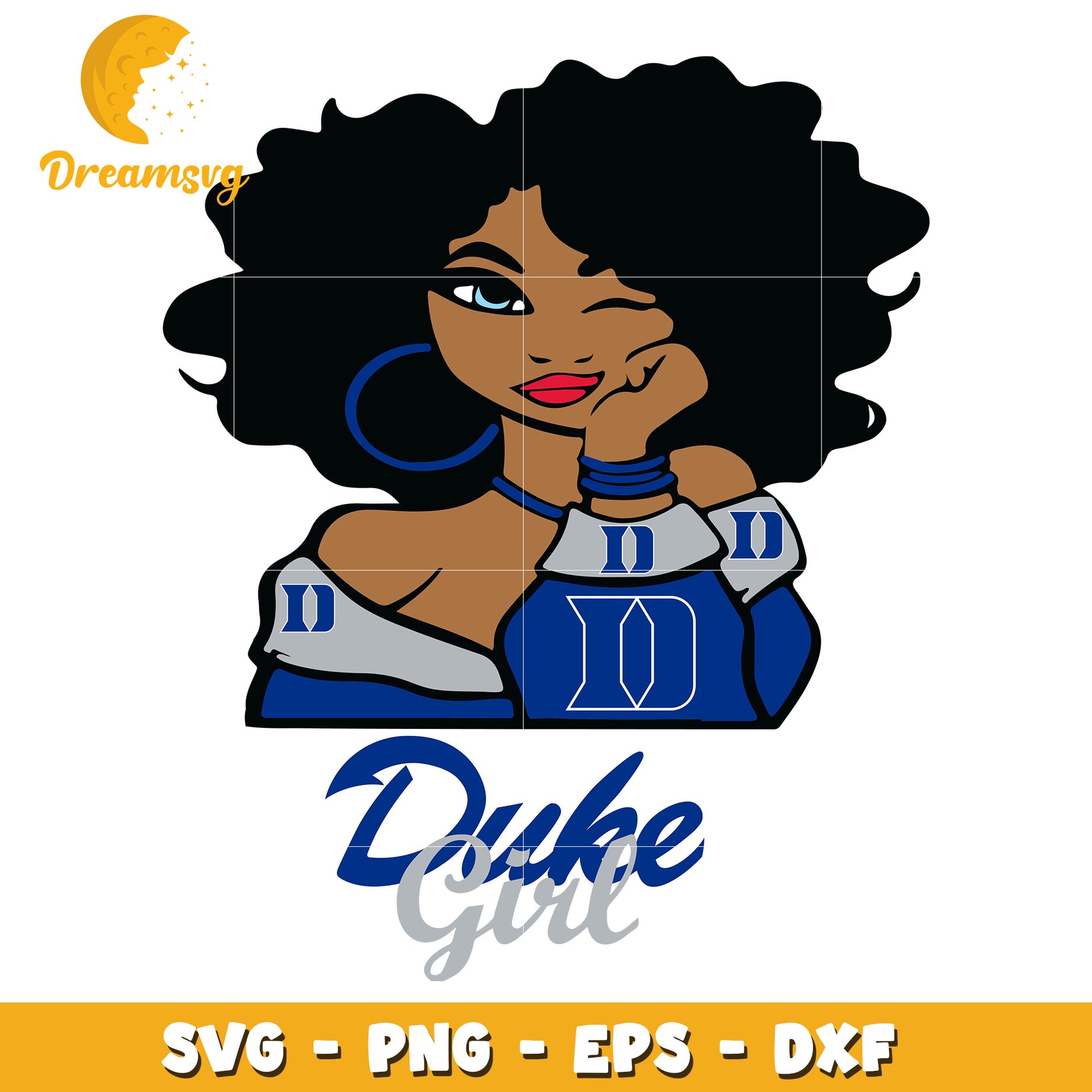 Duke Girl SVG PNG EPS DXF Cut File